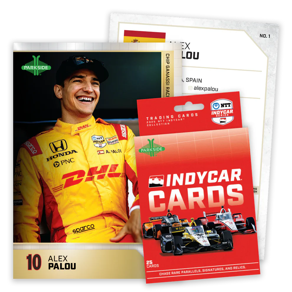 2025 Parkside IndyCar Retail Hanger Trading Cards Pack - Image 5