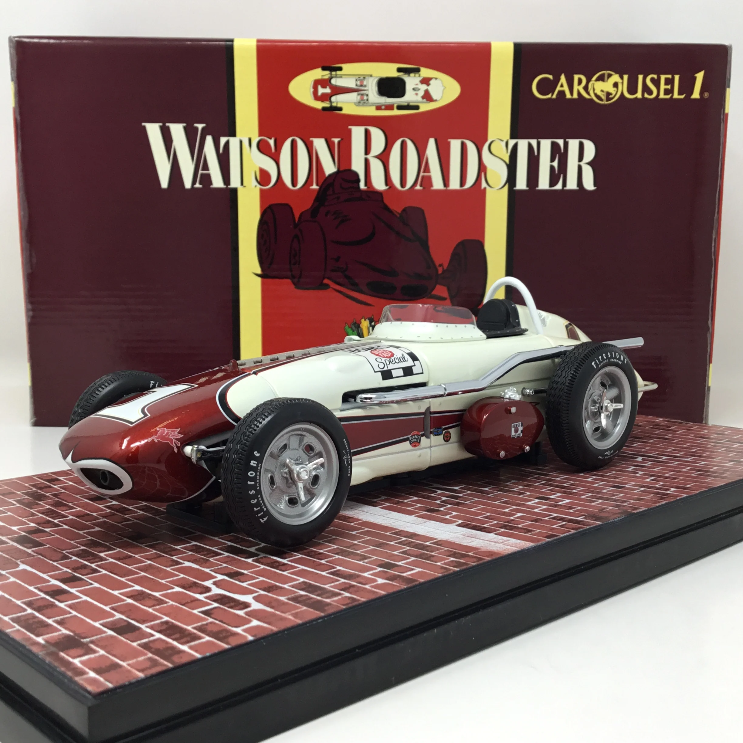 A.J. Foyt 1961 Carousel 1 Bowes Seal Fast Sepcial Indianapolis 500 Winner 1:18 Diecast #4401