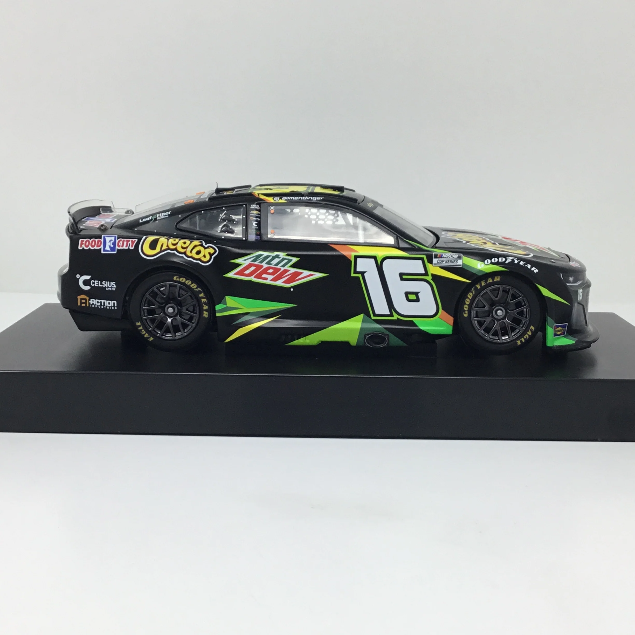 AJ Allmendinger 2024 MTN Dew / Cheetos 1:24 Elite Diecast - Image 4