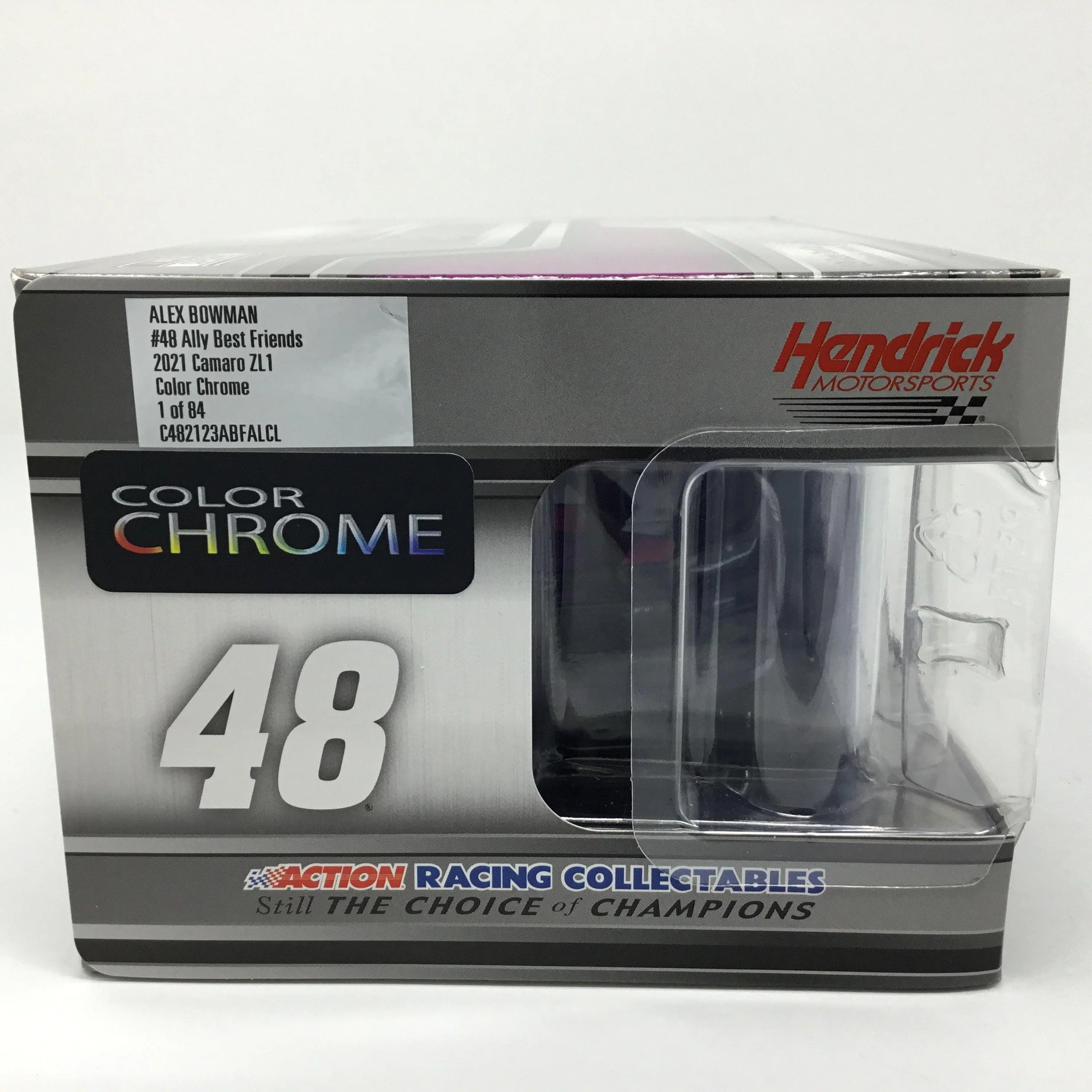 Alex Bowman 2021 Ally Best Friends Color Chrome 1:24 Diecast - Image 6