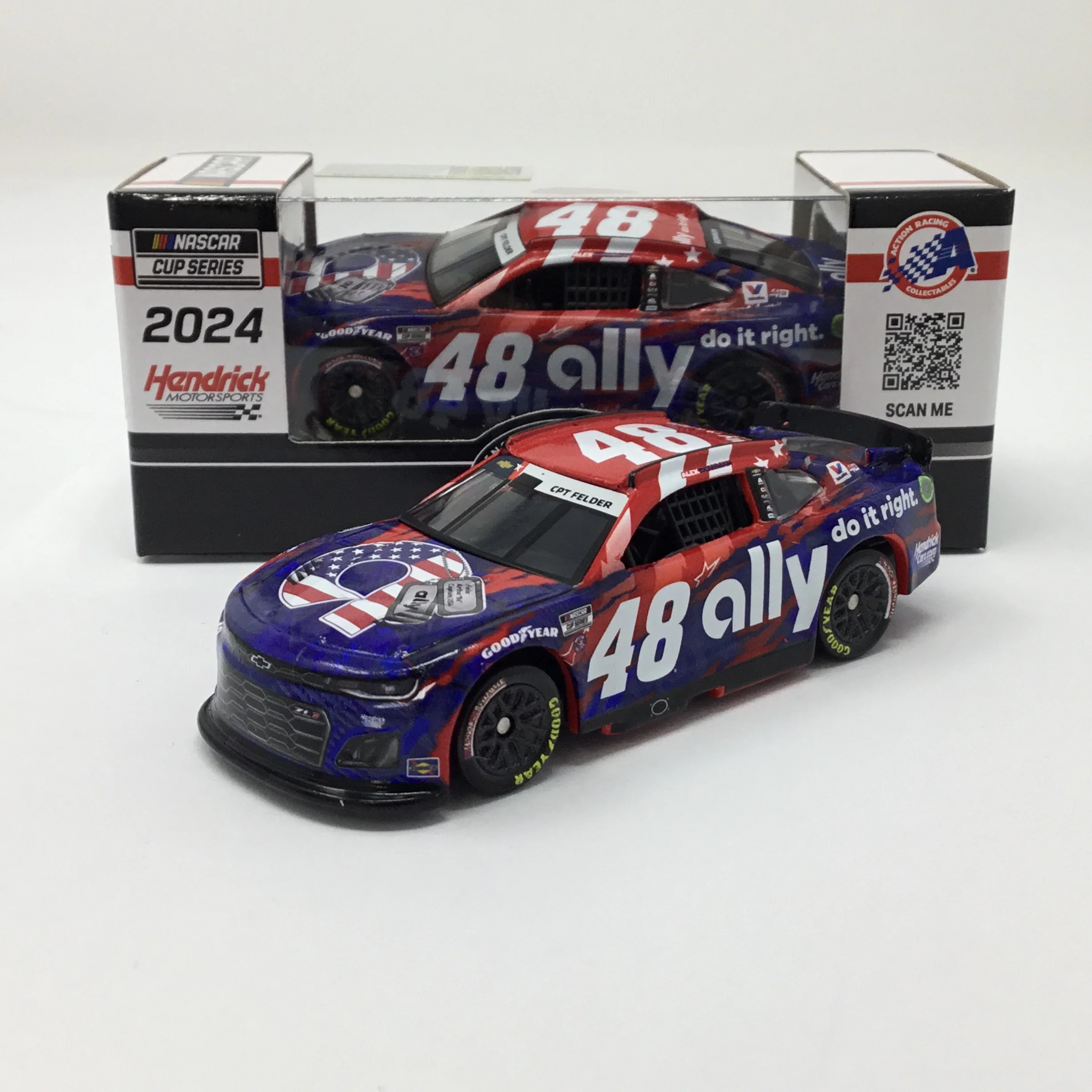 Alex Bowman 2024 Ally Patriotic 1:64 Diecast