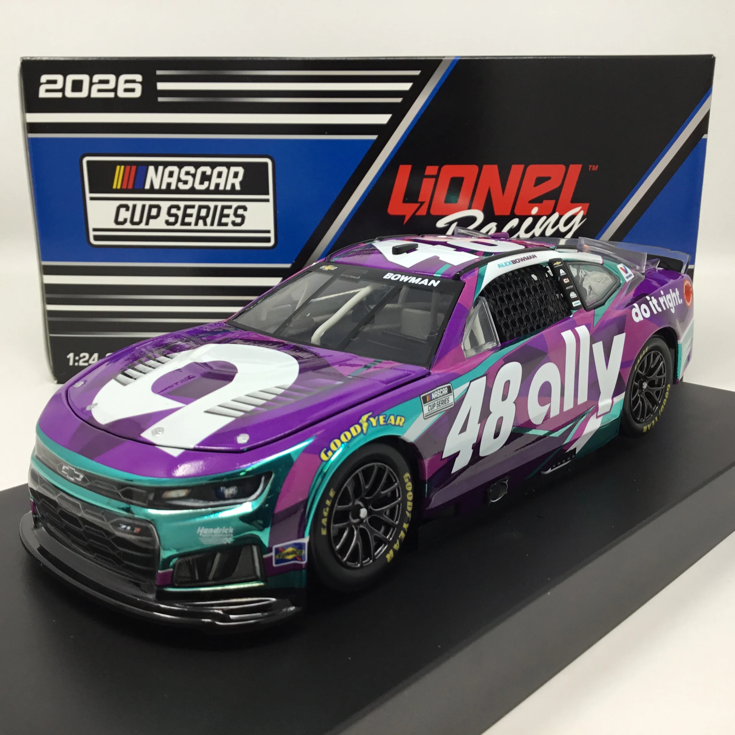 Alex Bowman 2026 Ally Color Chrome 1:24 Diecast
