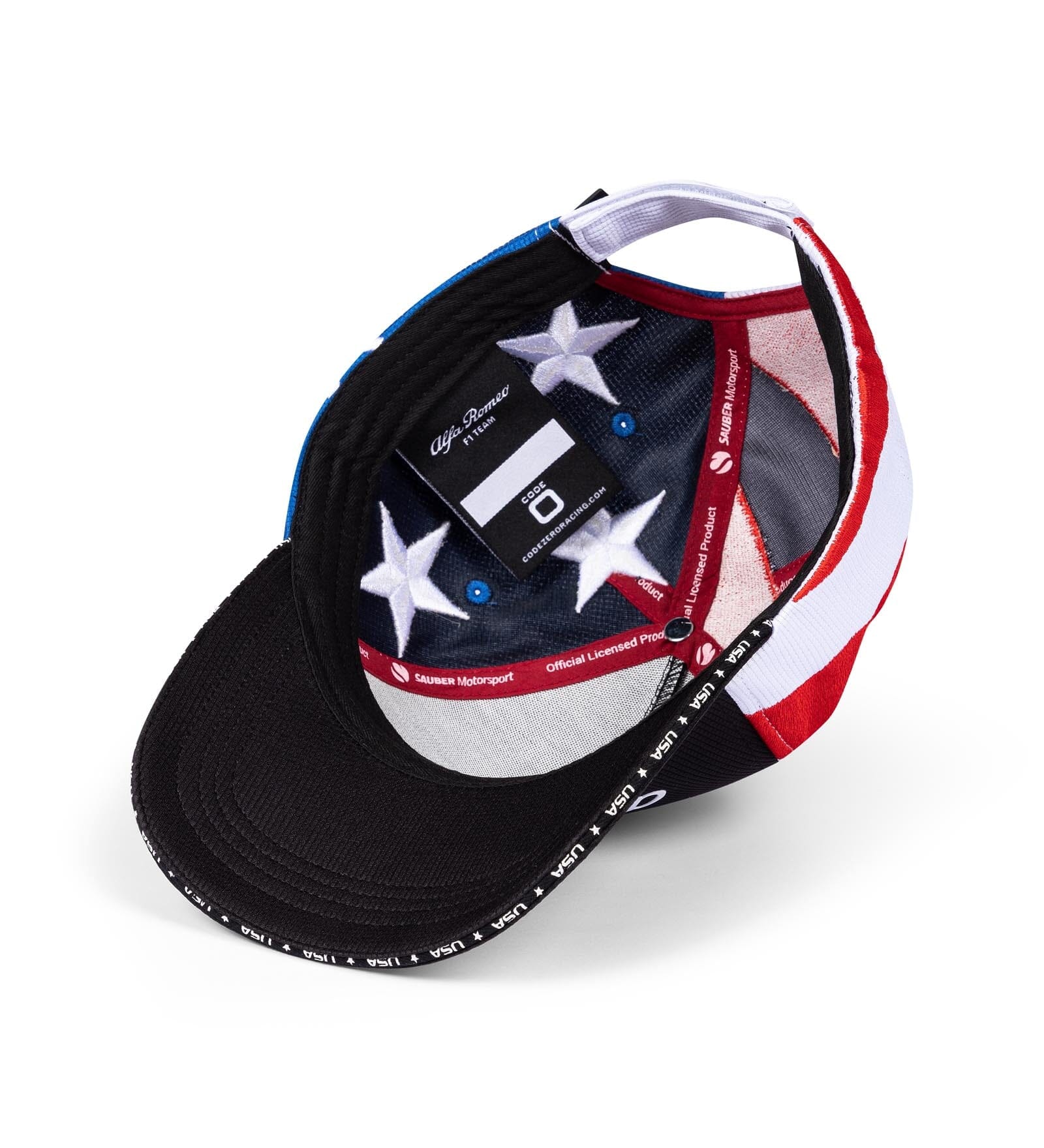 Alfa Romeo Racing F1 Special Edition Stars & Stripes USA GP Hat - Image 5