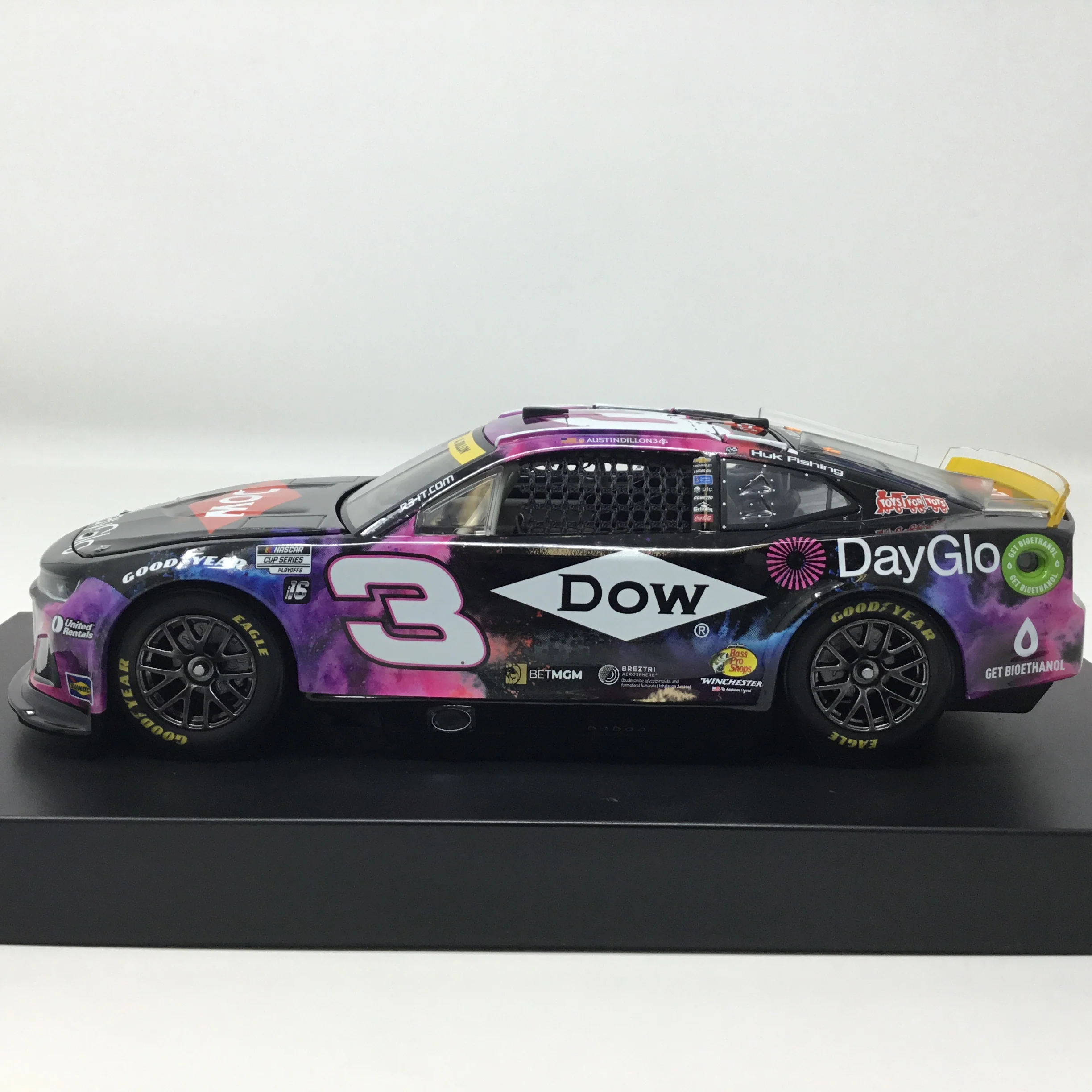 Austin Dillon 2025 Dow DayGlo 1:24 Diecast - Image 2