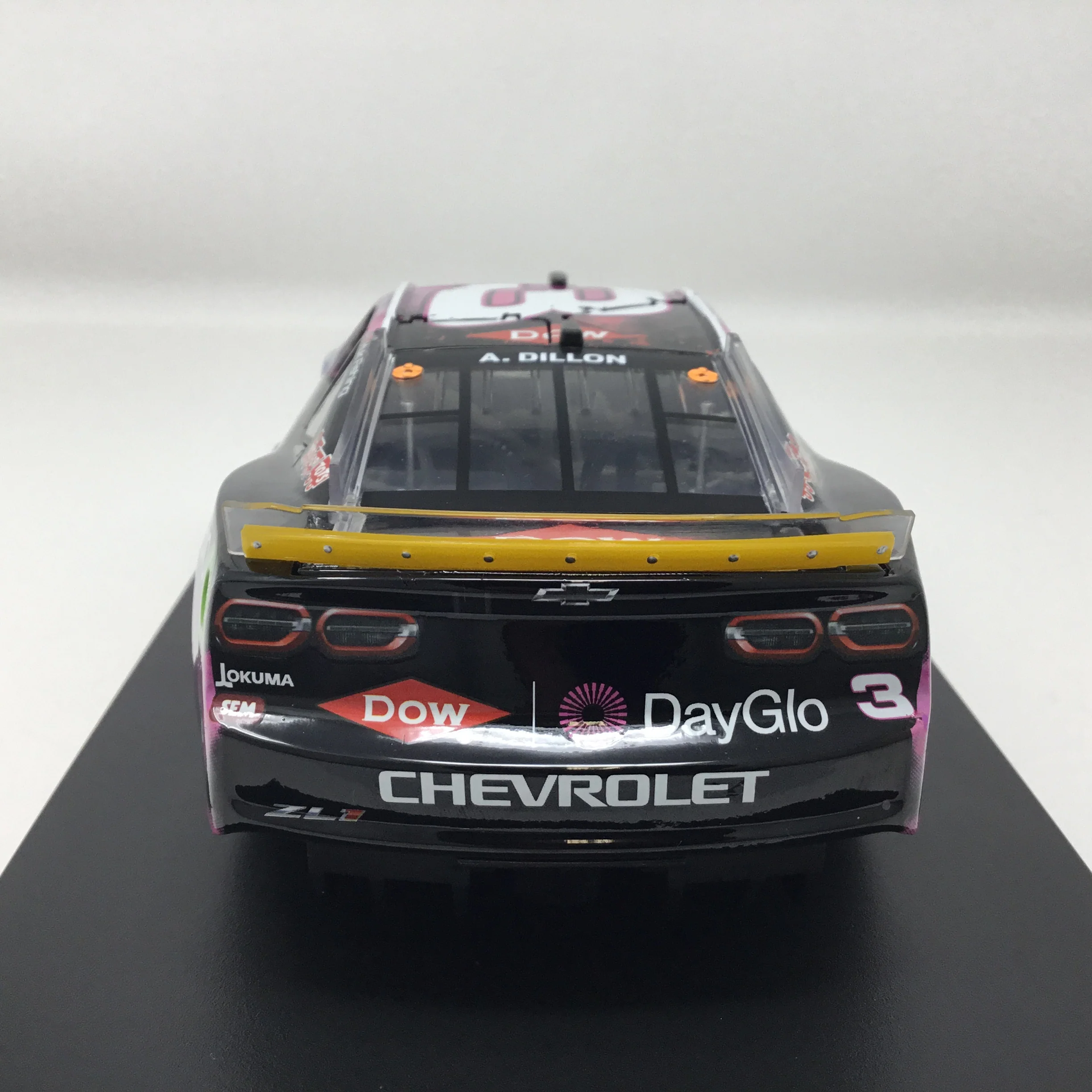 Austin Dillon 2025 Dow DayGlo 1:24 Diecast - Image 5