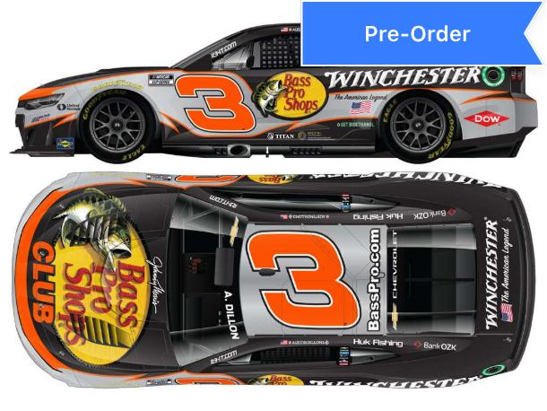 Austin Dillon 2026 Bass Pro Shops / Winchester 1:24 Diecast *PREORDER*