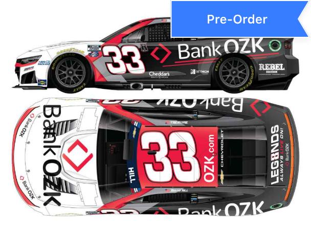 Austin Hill 2026 OZK Bank 1:64 Diecast *PREORDER*