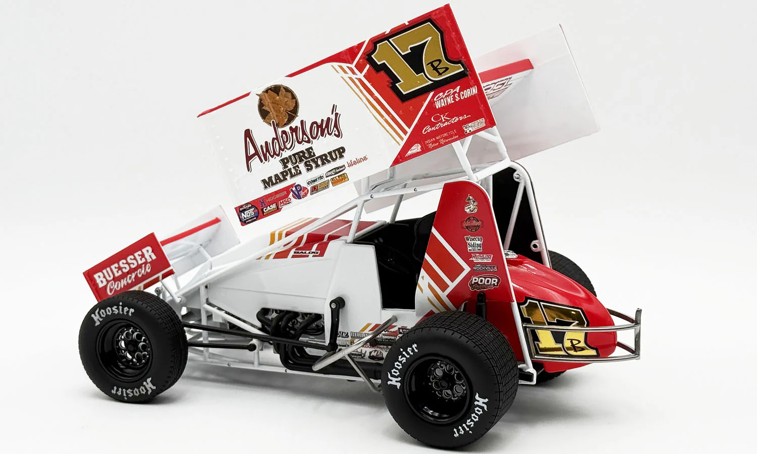 Bill Balog 2025 Anderson's Pure Maple Syrup Sprint Car 1:18 Diecast - Image 2