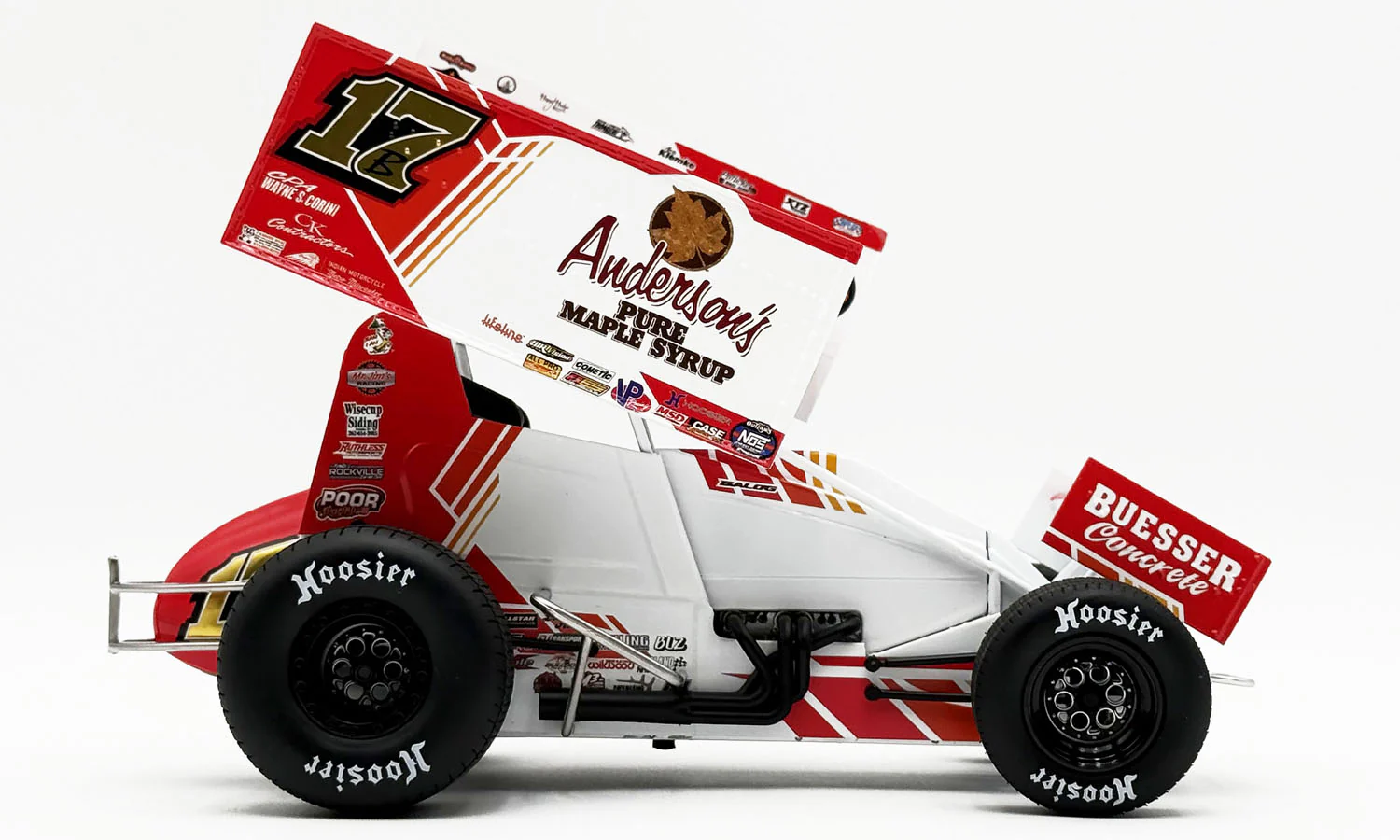 Bill Balog 2025 Anderson's Pure Maple Syrup Sprint Car 1:18 Diecast - Image 3