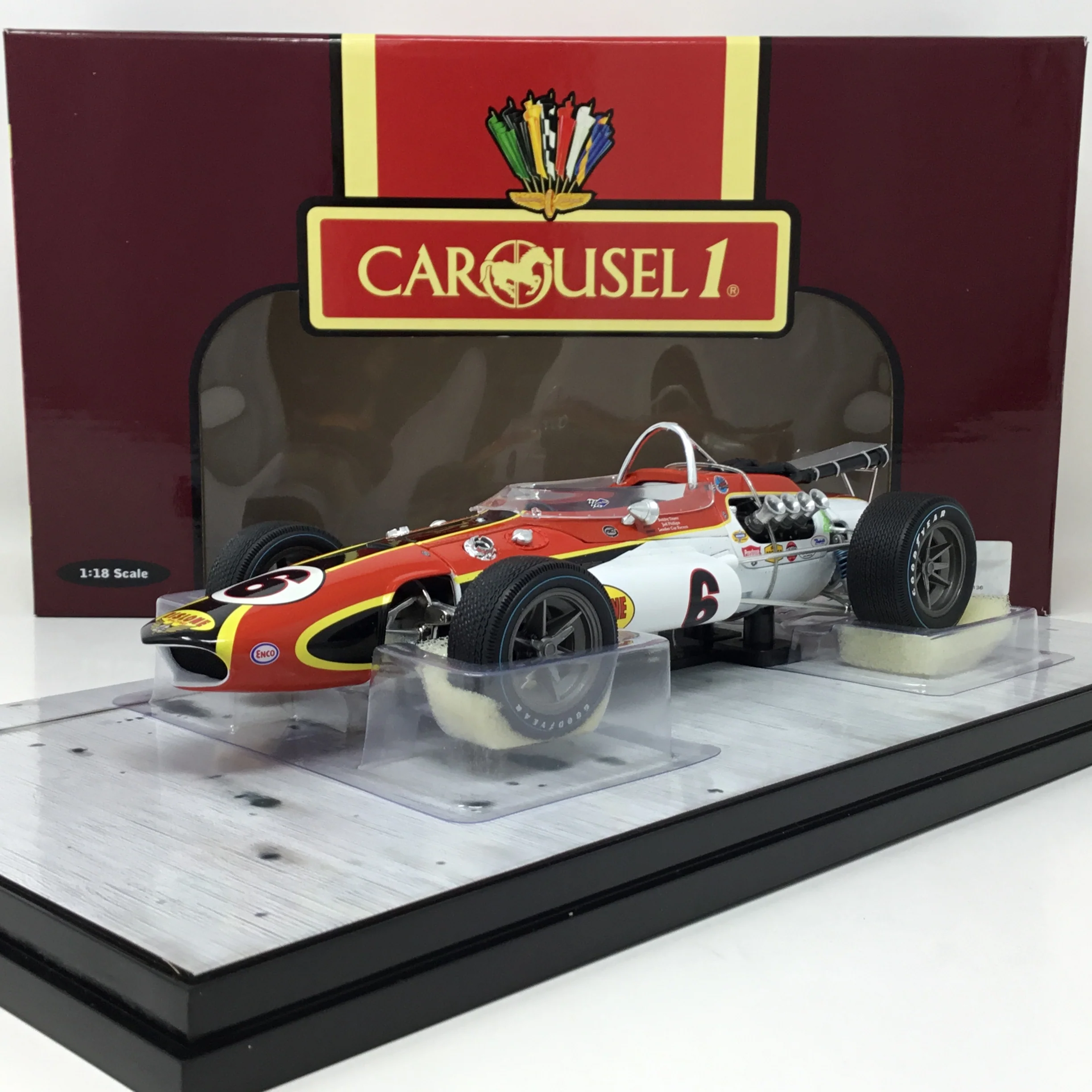 Bobby Unser 1967 Carousel 1 Rislone AAR Eagle Indianapolis 500 1:18 Diecast #4762