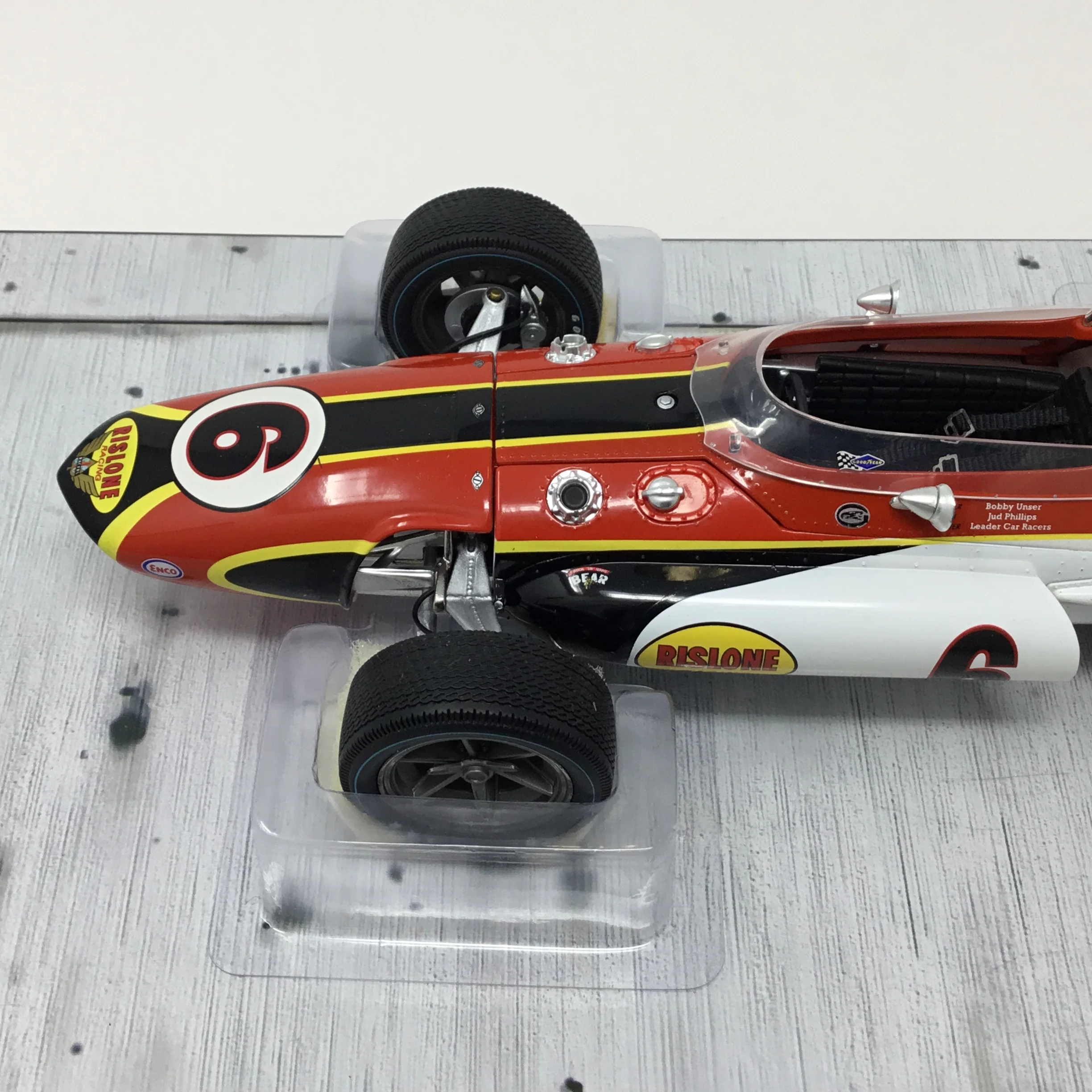 Bobby Unser 1967 Carousel 1 Rislone AAR Eagle Indianapolis 500 1:18 Diecast #4762 - Image 6