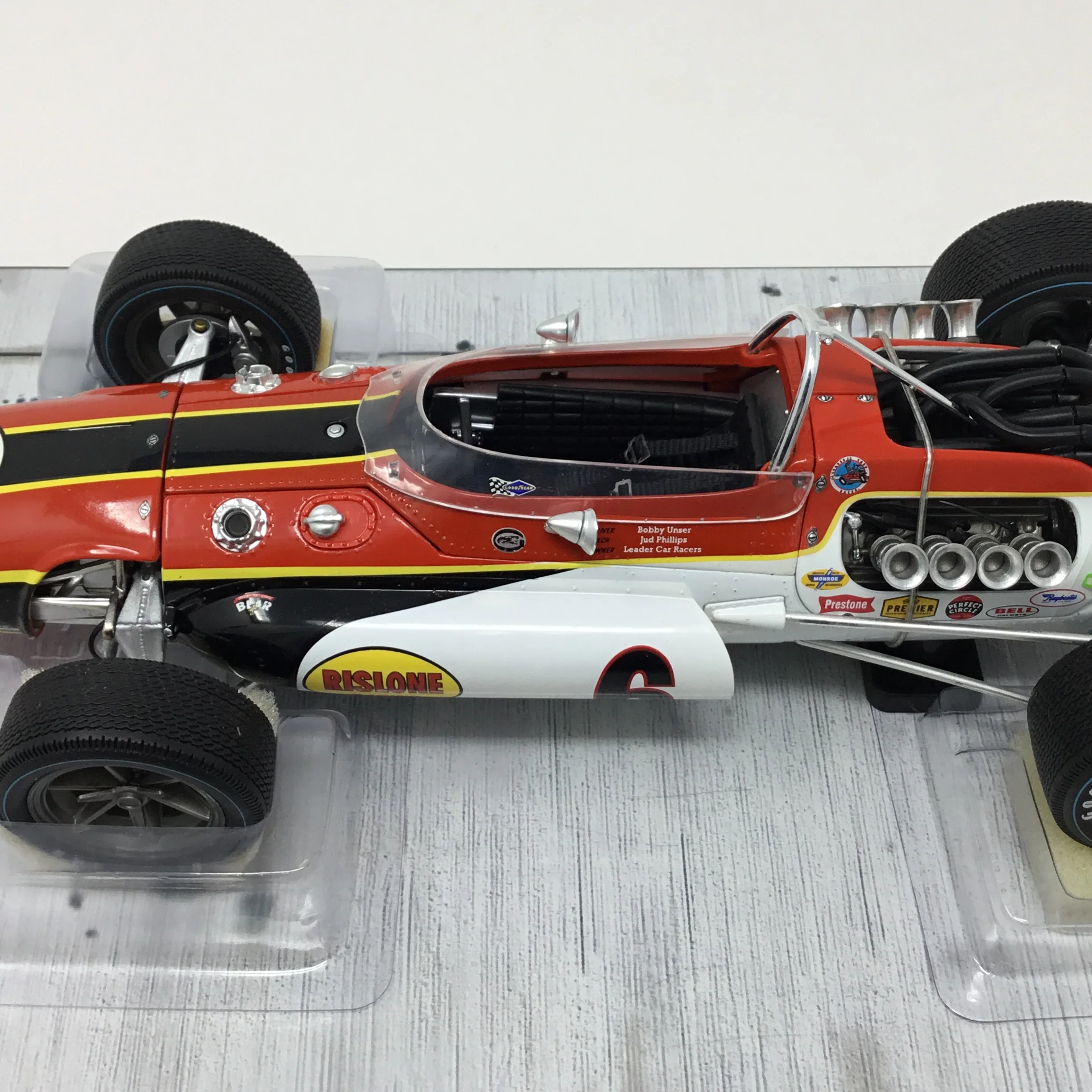 Bobby Unser 1967 Carousel 1 Rislone AAR Eagle Indianapolis 500 1:18 Diecast #4762 - Image 7