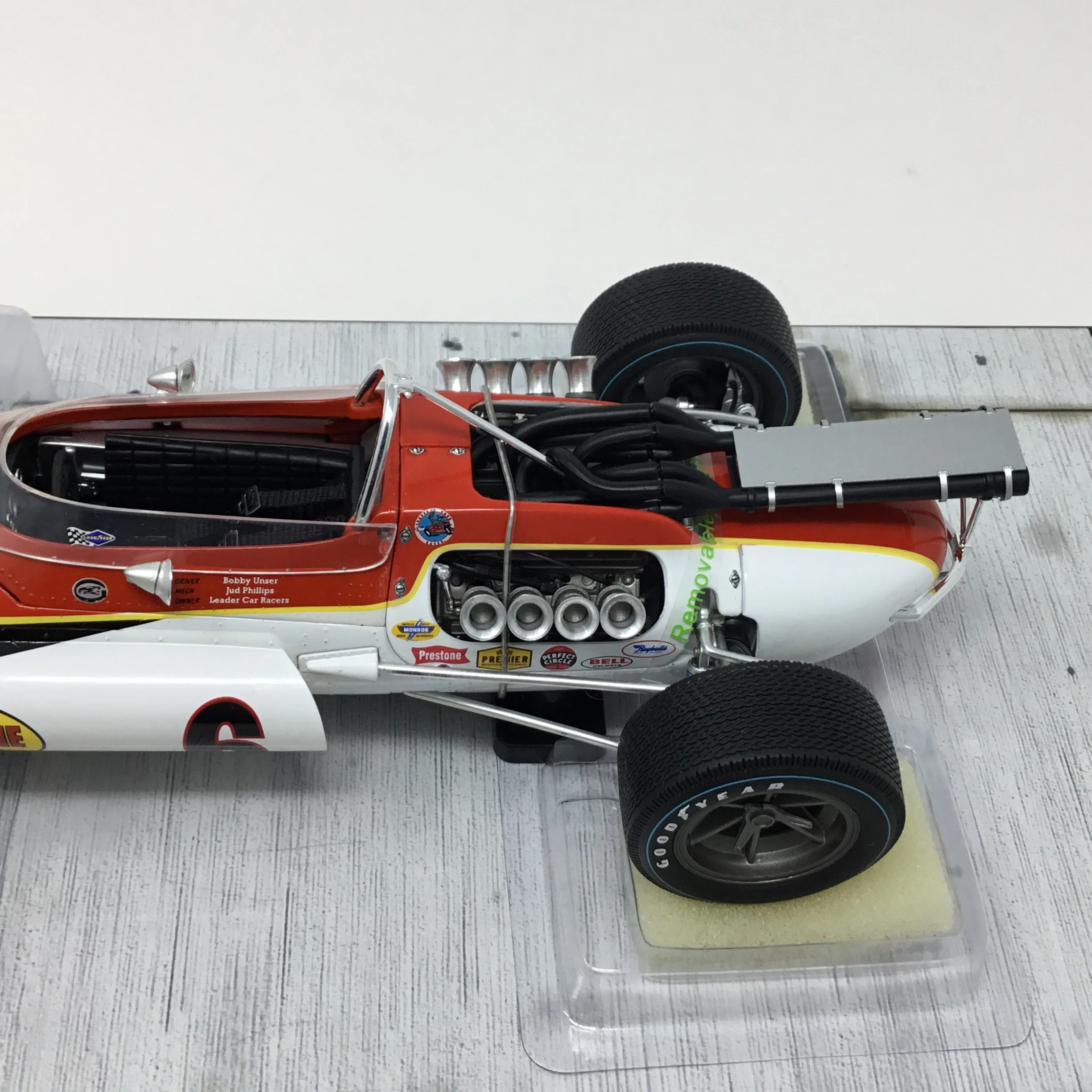 Bobby Unser 1967 Carousel 1 Rislone AAR Eagle Indianapolis 500 1:18 Diecast #4762 - Image 8