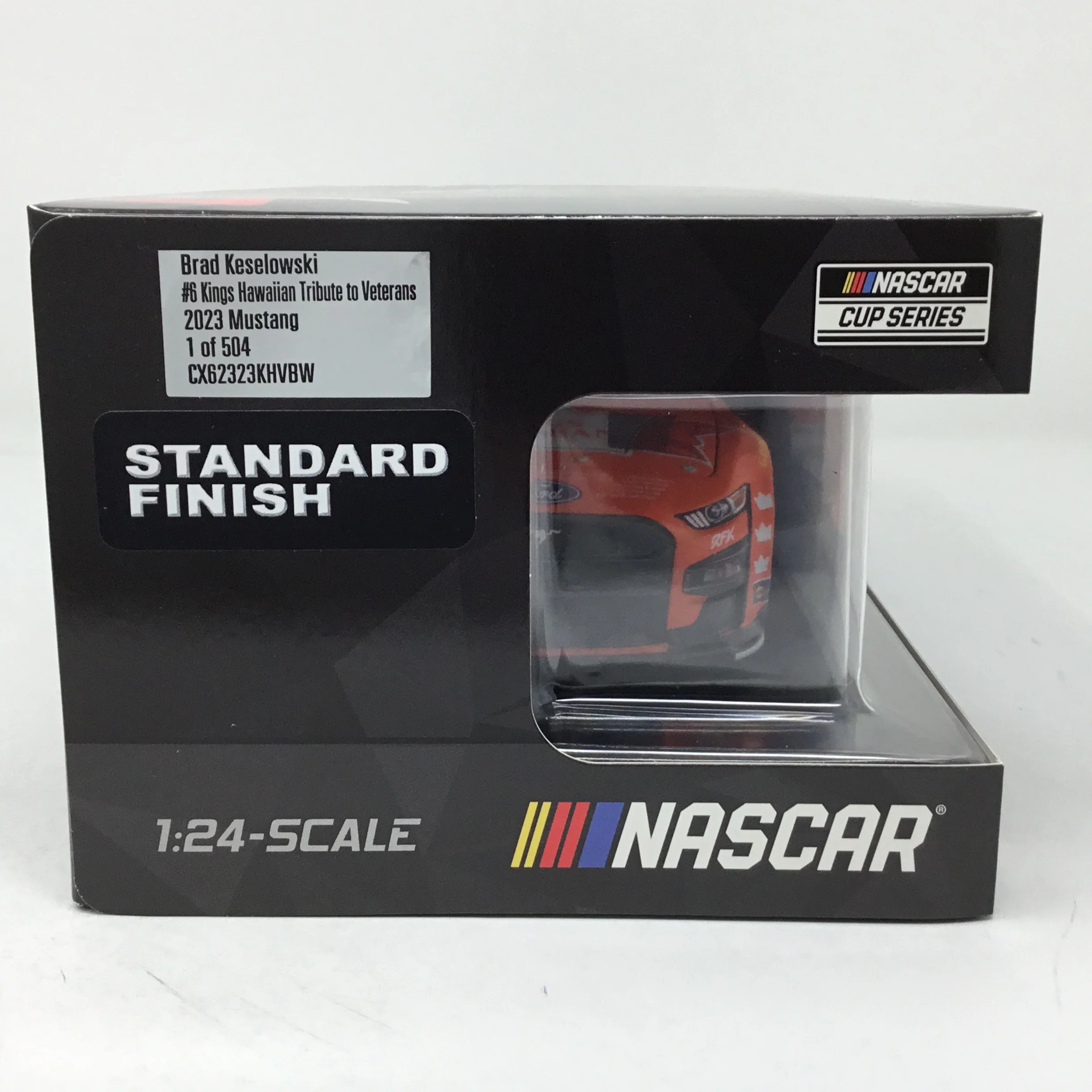 Brad Keselowski 2023 King's Hawaiian Tribute To Veterans Foil Number 1:24 Diecast - Image 6