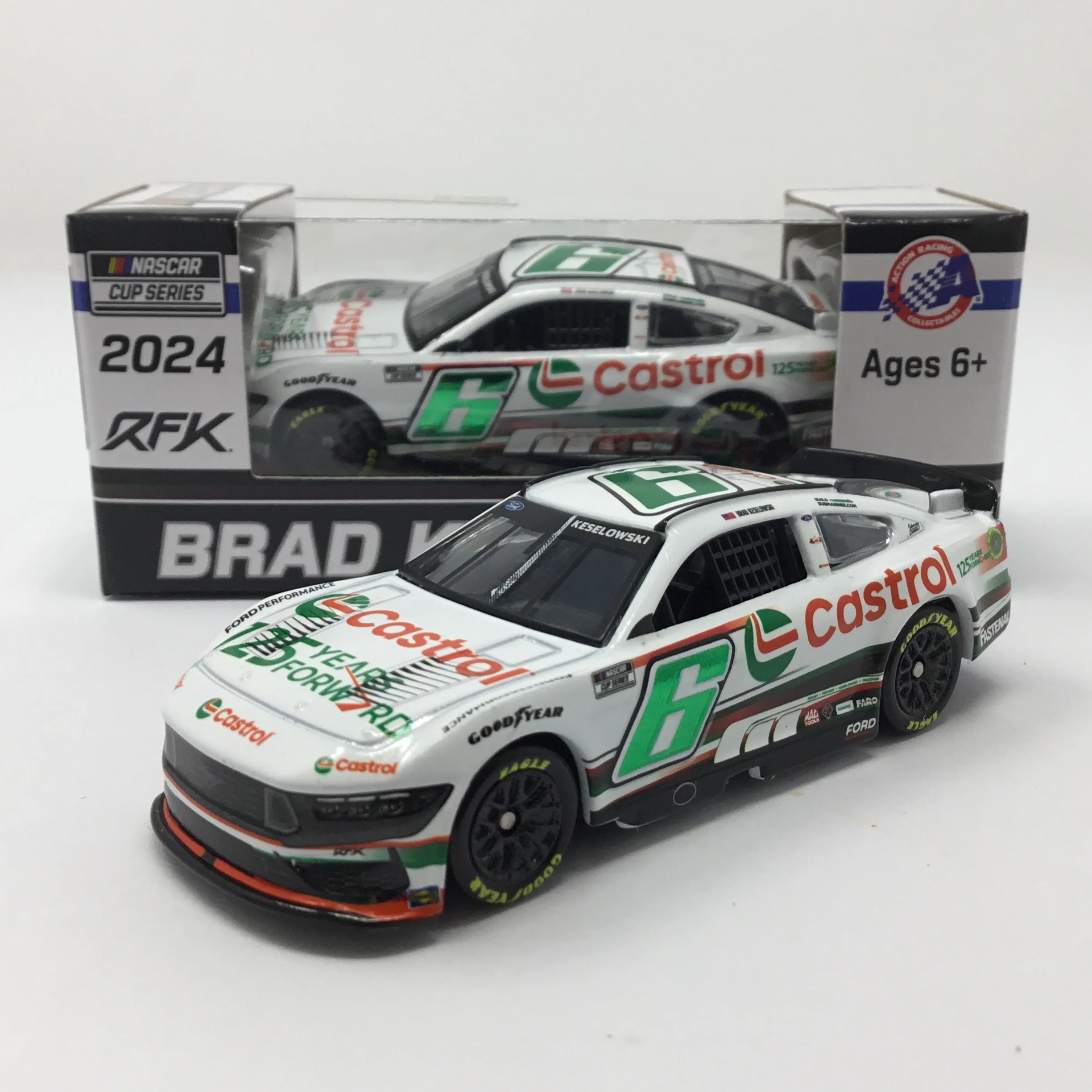 Brad Keselowski 2024 Castrol 125 Years Forward Foil Number 1:64 Diecast