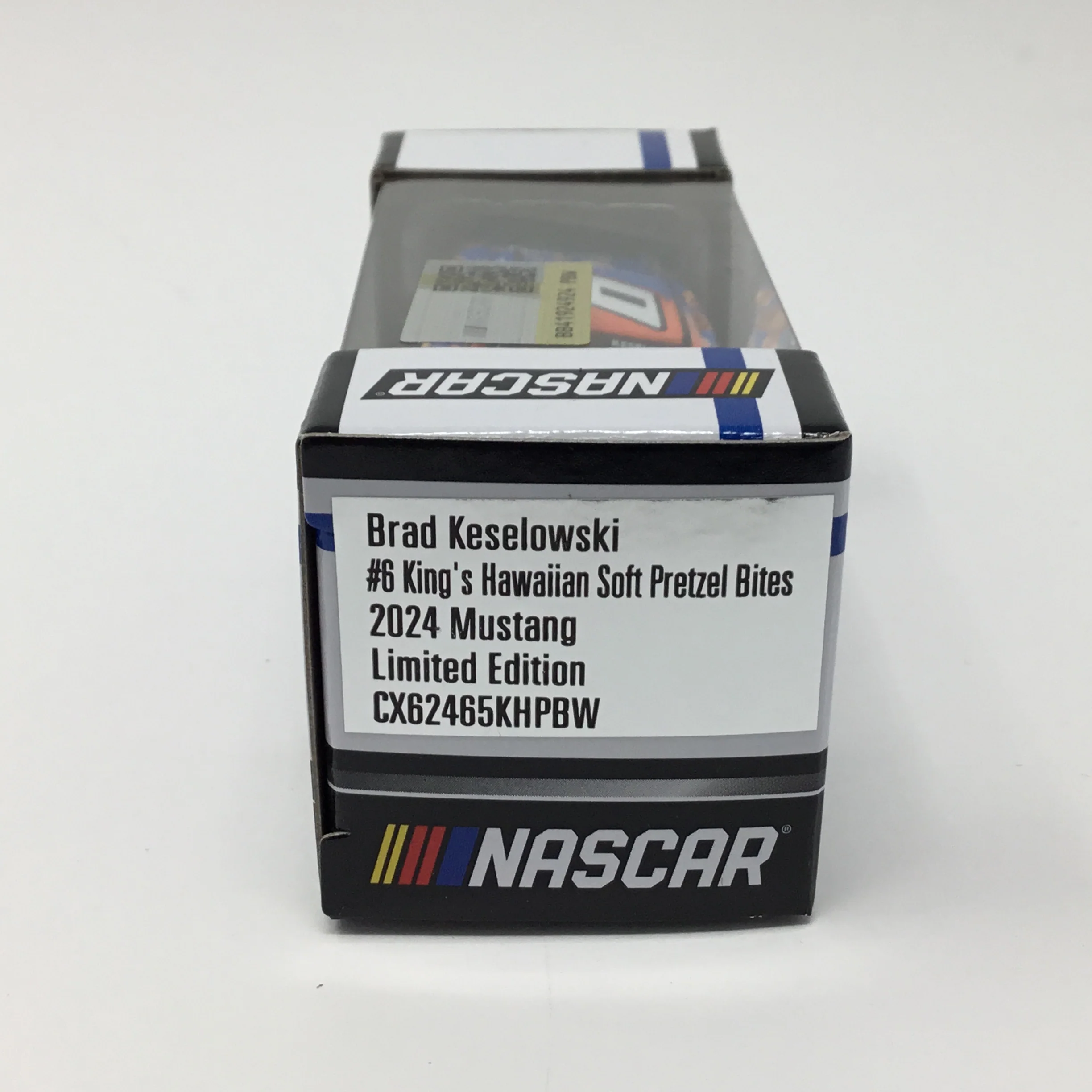 Brad Keselowski 2024 King's Hawaiian Soft Pretzel Bites Foil Number 1:64 Diecast - Image 2