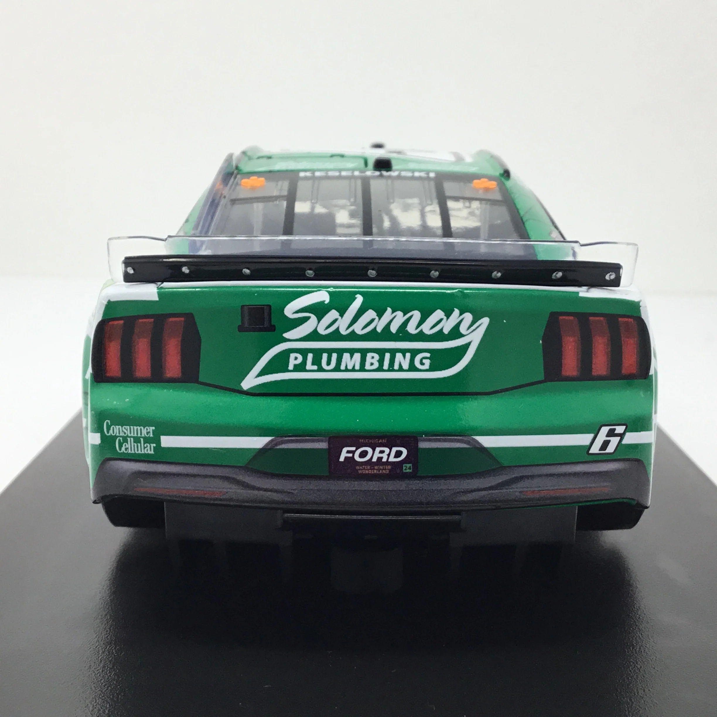 Brad Keselowski 2024 Solomon Plumbing Salute To Veterans Foil Number 1:24 Autographed Diecast - Image 5