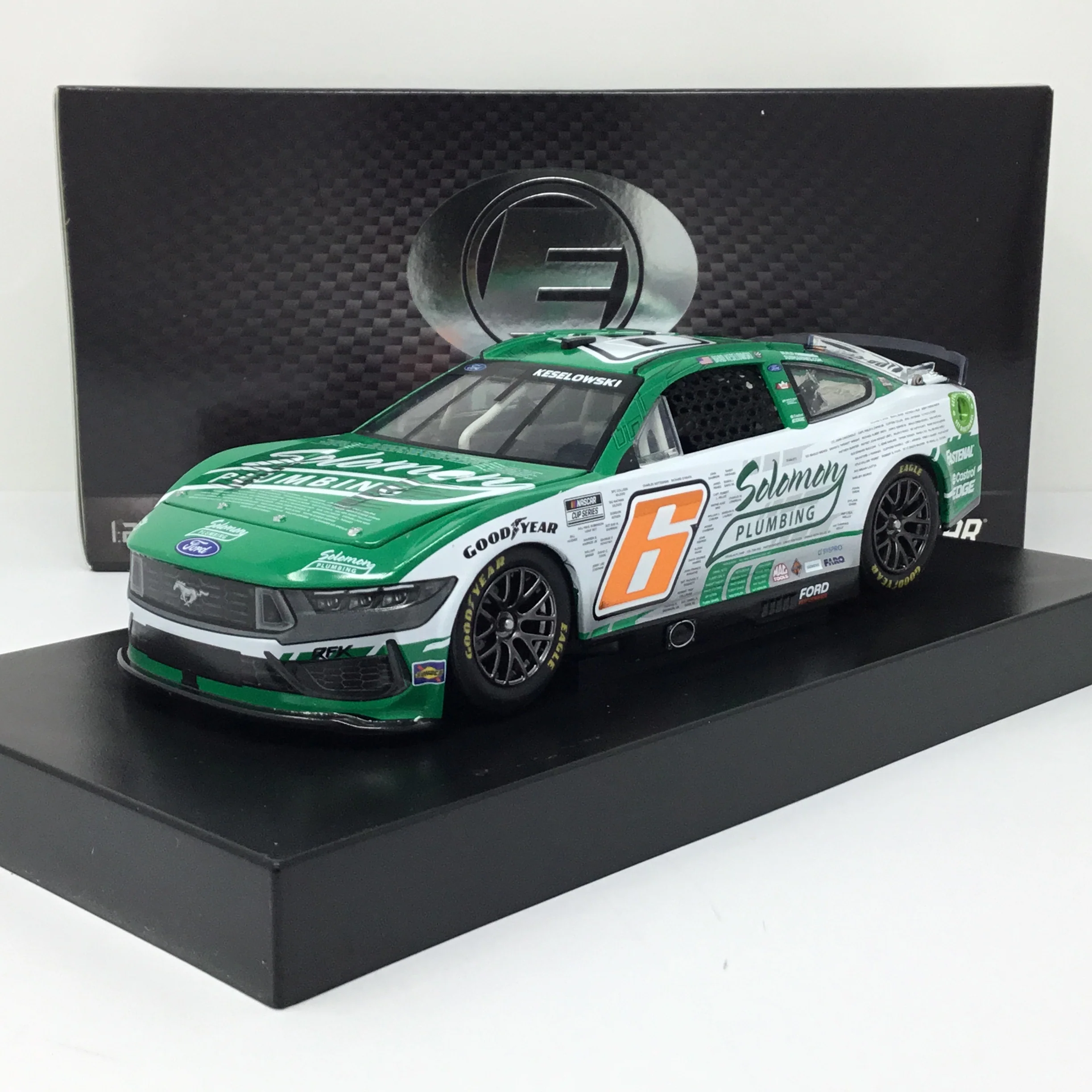 Brad Keselowski 2024 Solomon Plumbing Salute To Veterans Foil Number 1:24 Elite Diecast