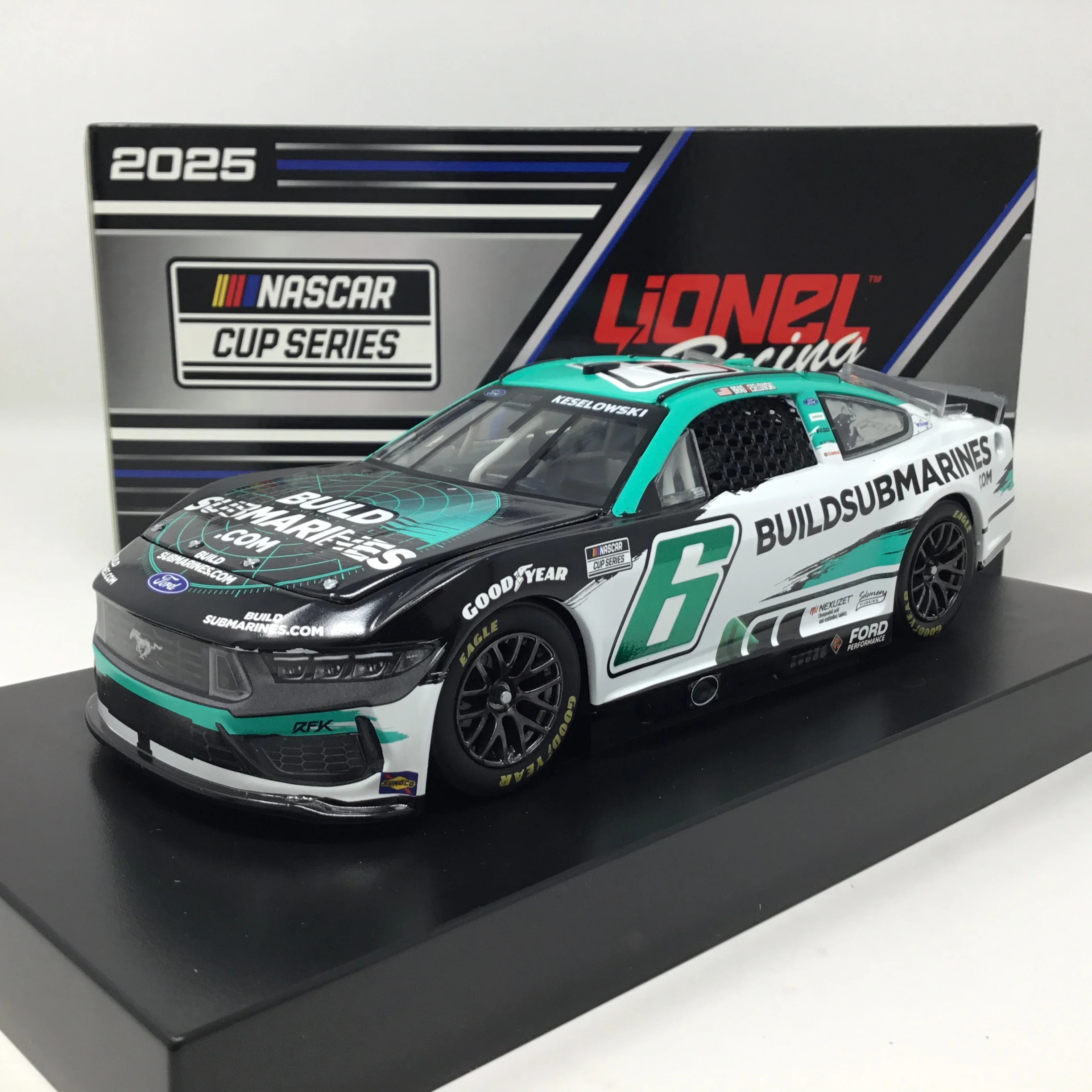 Brad Keselowski 2025 BuildSubmarines.com Foil Number 1:24 Diecast