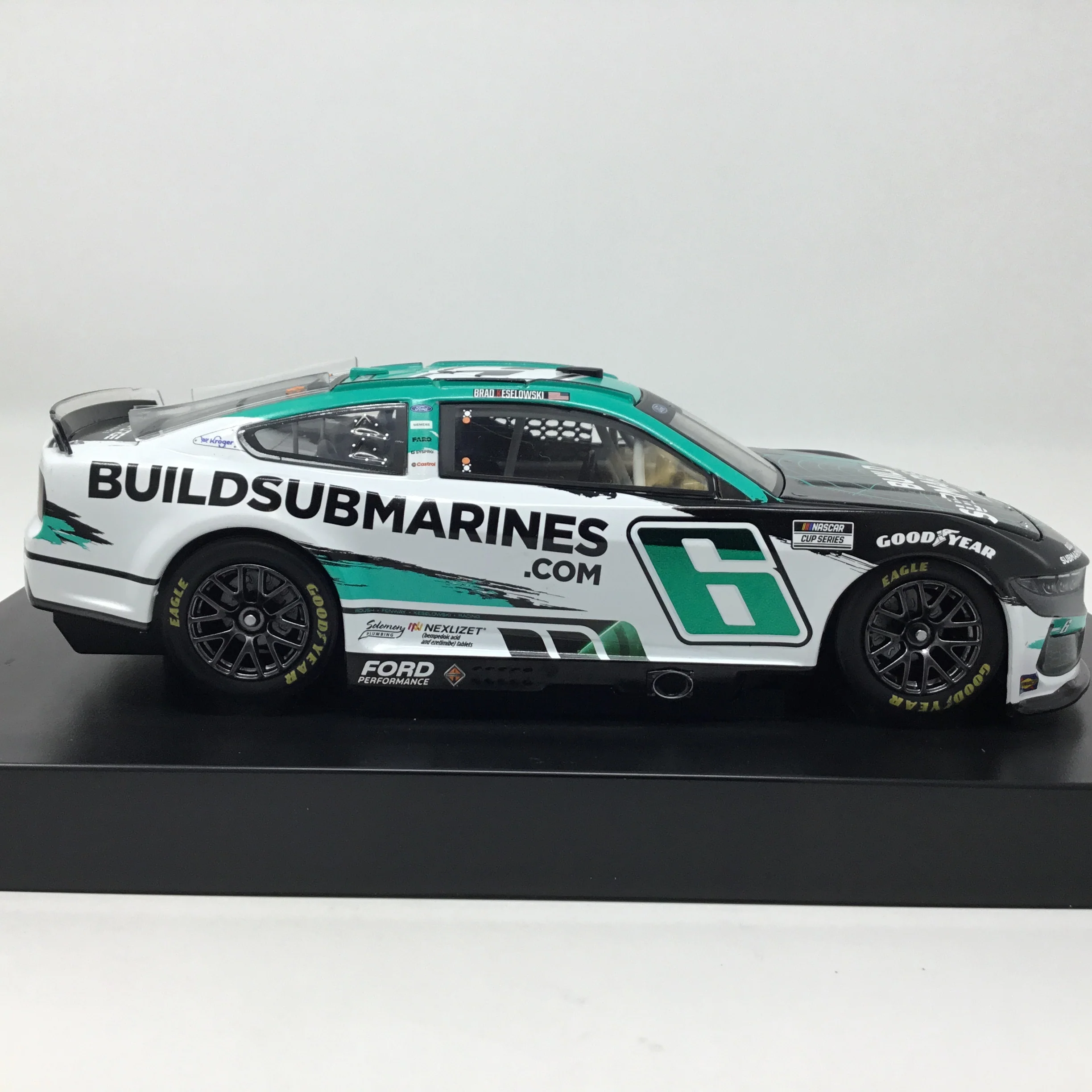 Brad Keselowski 2025 BuildSubmarines.com Foil Number 1:24 Diecast - Image 4