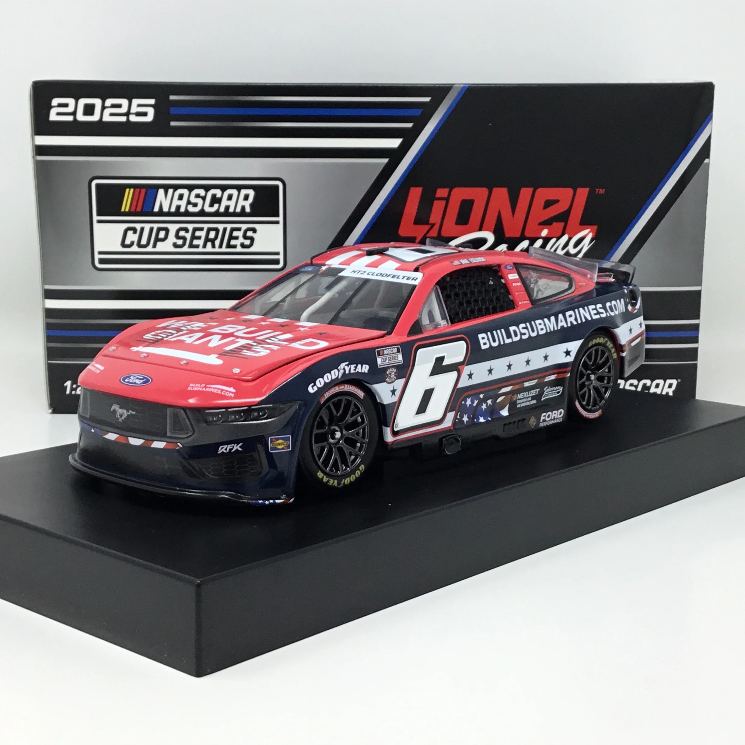 Brad Keselowski 2025 Buildsubmarines.com Salutes Foil Number 1:24 Diecast