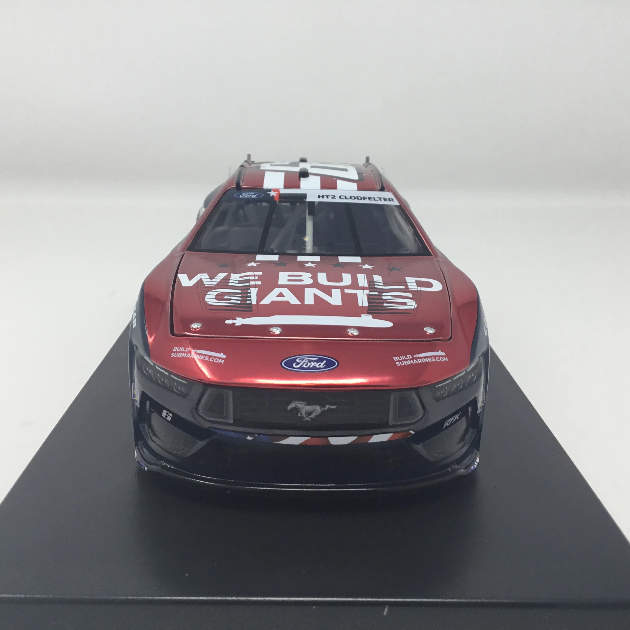 Brad Keselowski 2025 Buildsubmarines.com Salutes Foil Number Color Chrome 1:24 Diecast - Image 3