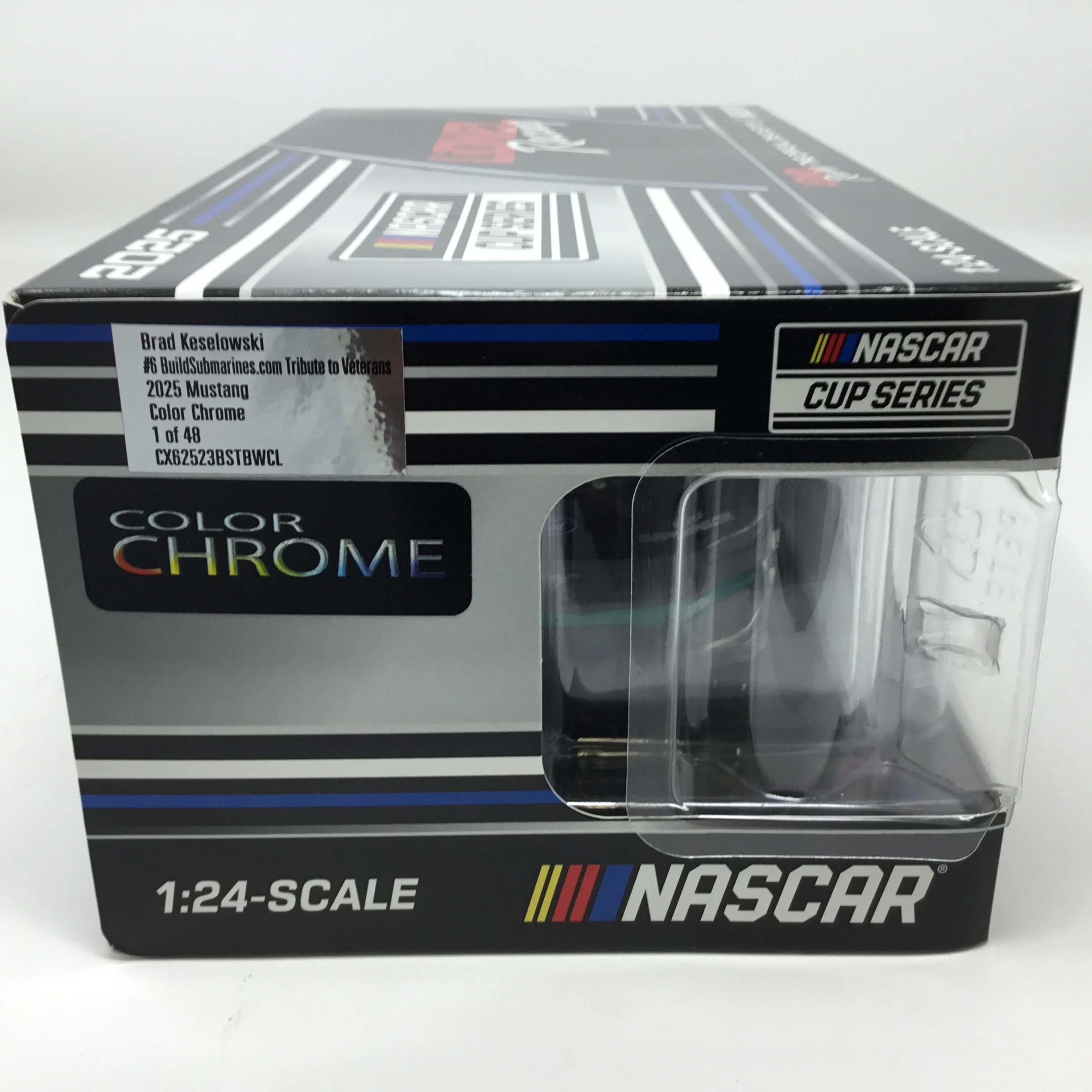 Brad Keselowski 2025 Buildsubmarines / Tribute to Veterans Color Chrome 1:24 Diecast - Image 6