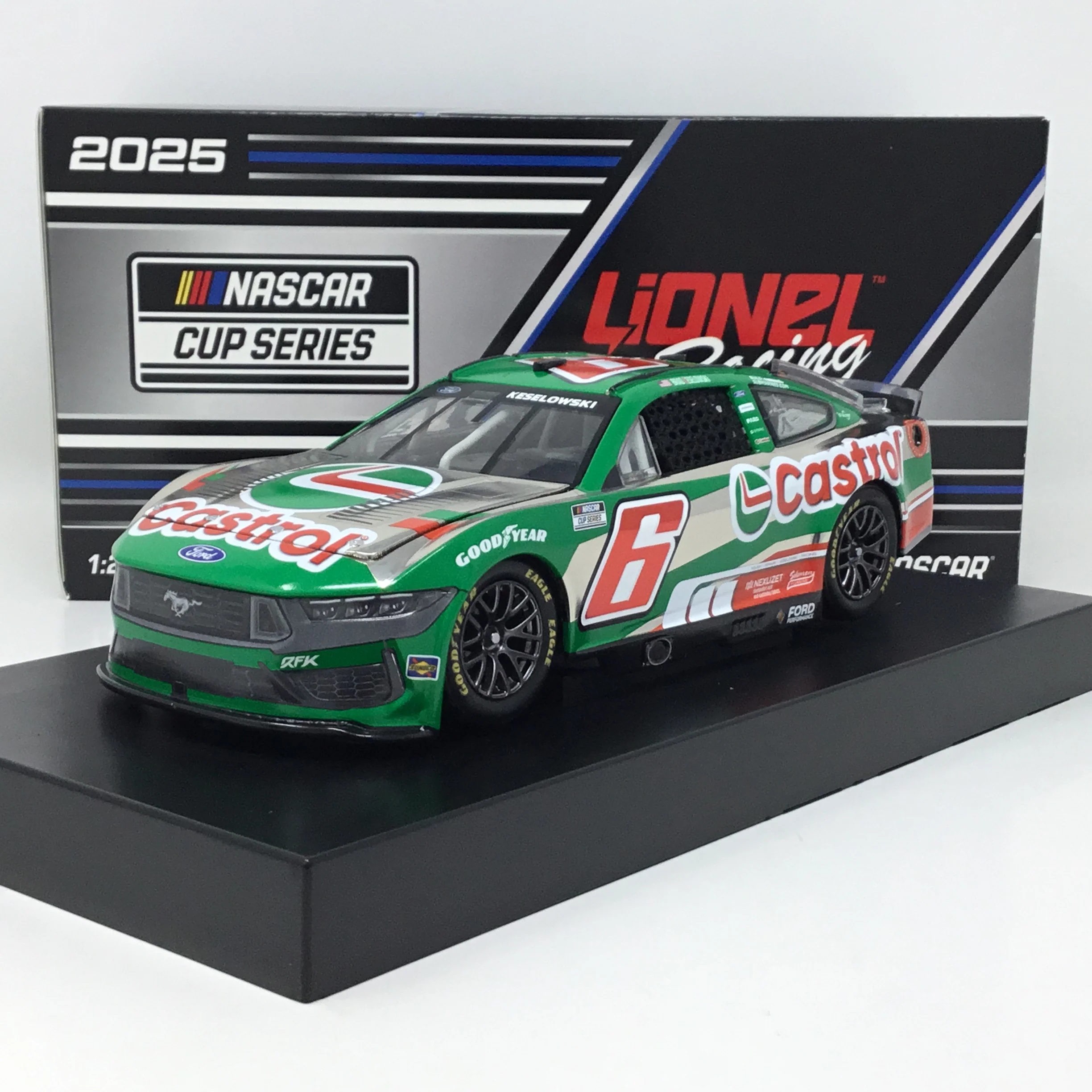 Brad Keselowski 2025 Castrol Foil Number 1:24 Color Chrome Diecast