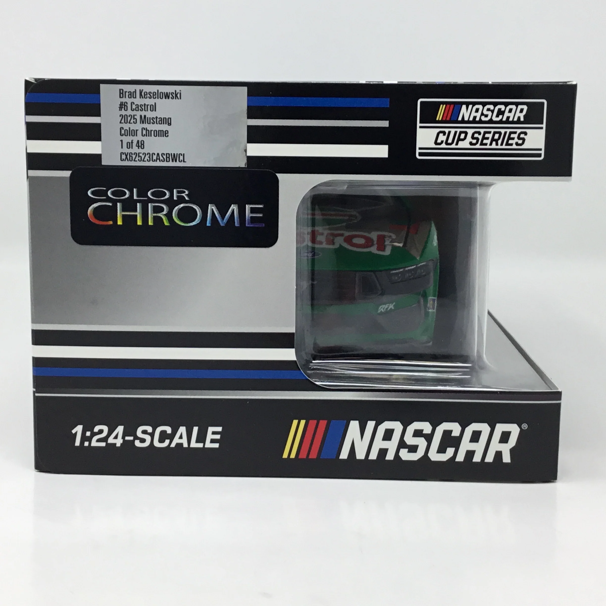Brad Keselowski 2025 Castrol Foil Number 1:24 Color Chrome Diecast - Image 6