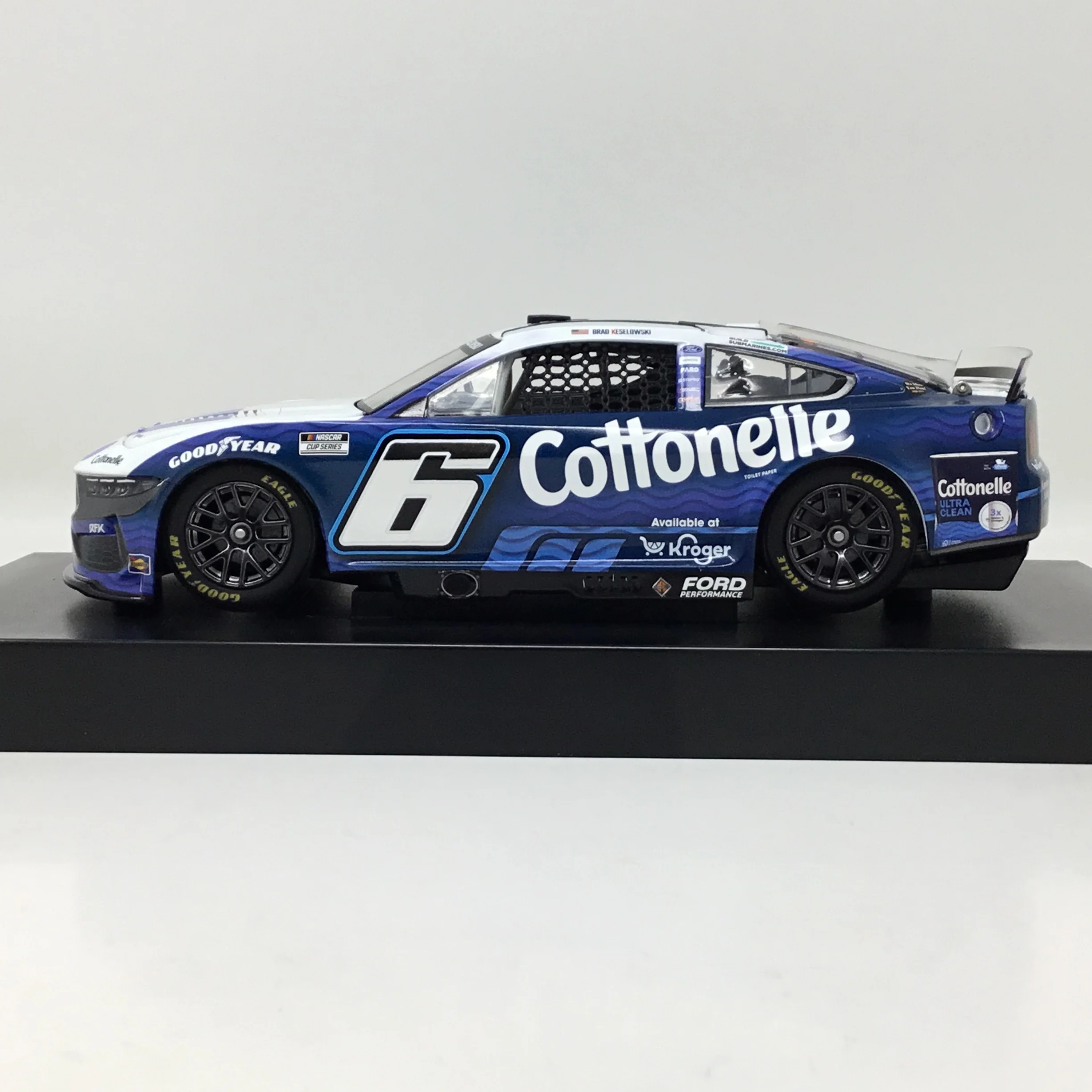 Brad Keselowski 2025 Kroger / Cottonelle Foil Number 1:24 Elite Diecast - Image 2