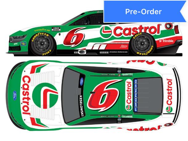Brad Keselowski 2026 Castrol Biffle Tribute Foil Number 1:24 Diecast *PREORDER*