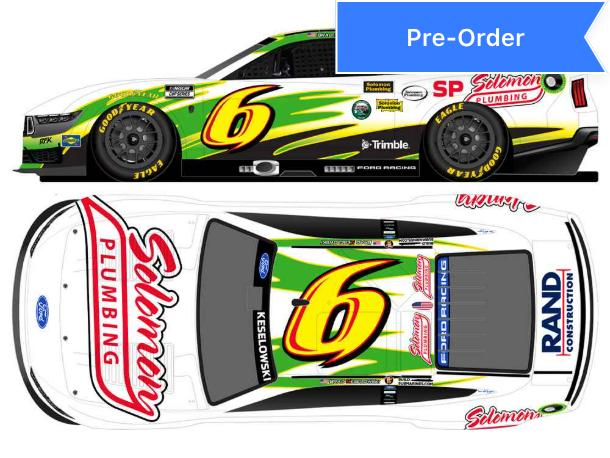 Brad Keselowski 2026 Solomon Plumbing Throwback 1:64 Diecast *PREORDER*