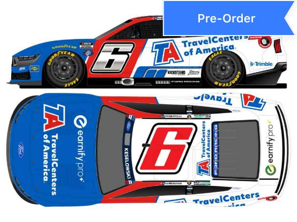 Brad Keselowski 2026 TravelCenters of America Foil Number 1:64 Diecast *PREORDER*