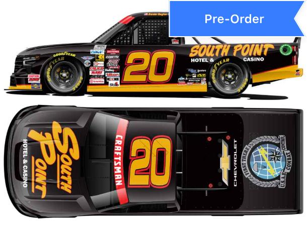 Brendan Gaughan 2026 South Point Casino 1:64 Diecast *PREORDER*