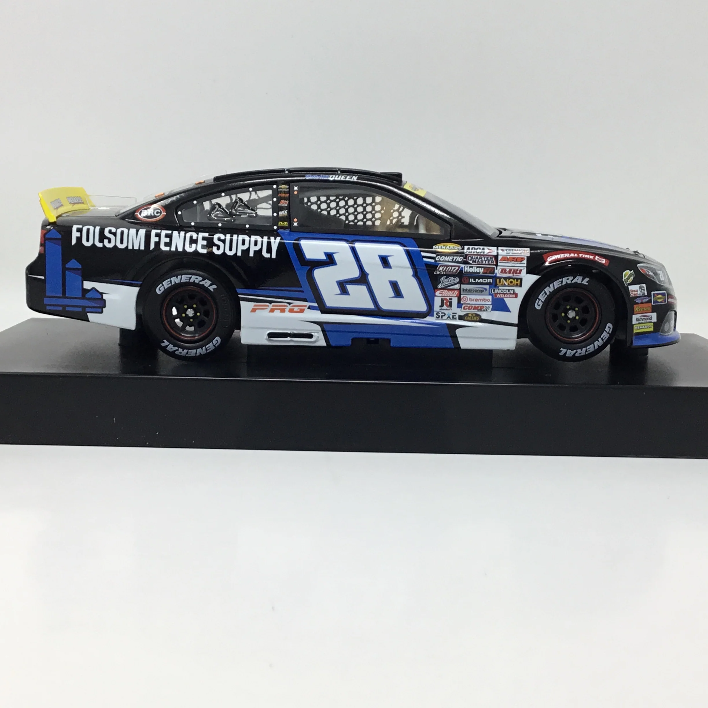 Brenden Butterbean Queen 2025 Folsom Fence Supply ARCA Autographed 1:24 Diecast - Image 4