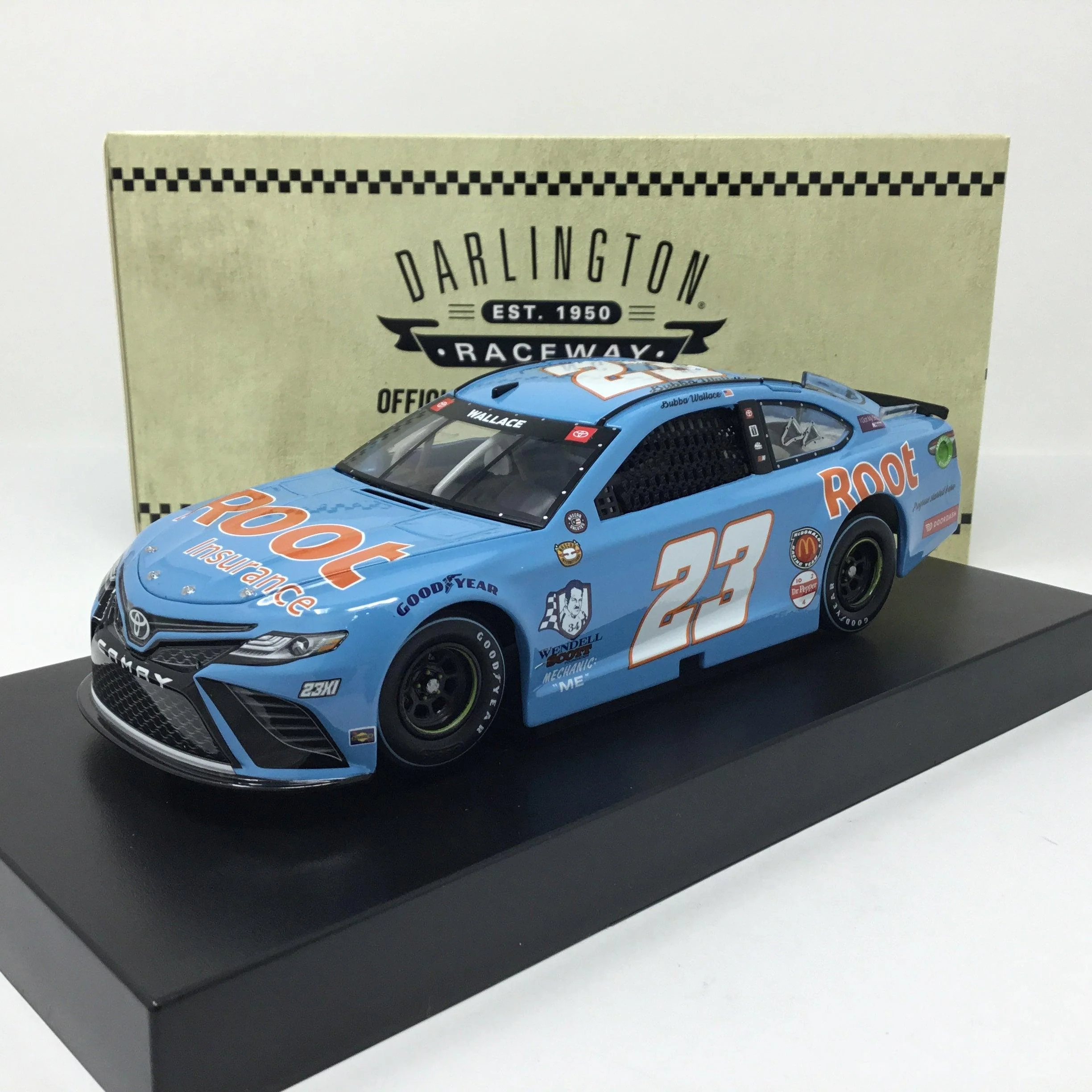 Bubba Wallace 2021 Root Insurance Darlington Throwback 1:24 Diecast