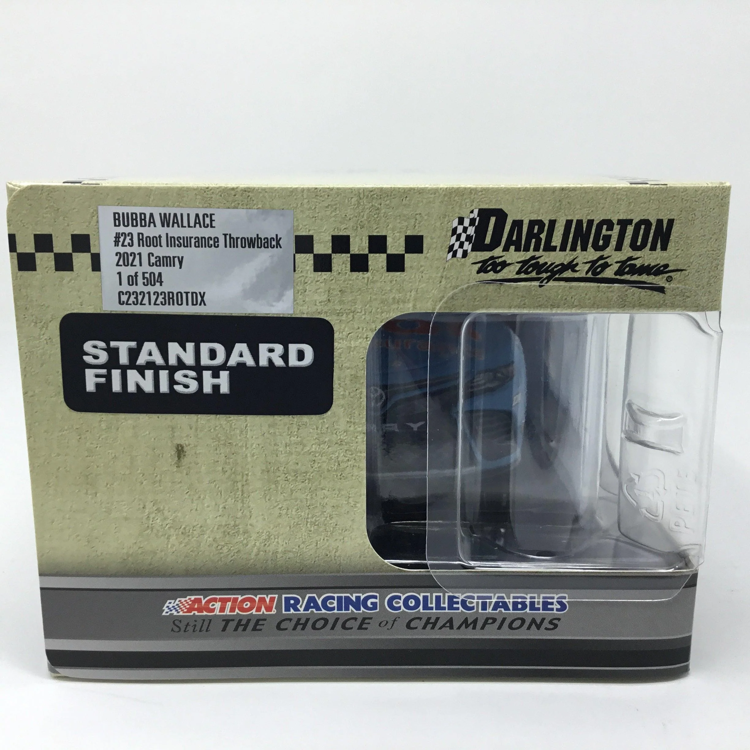 Bubba Wallace 2021 Root Insurance Darlington Throwback 1:24 Diecast - Image 6