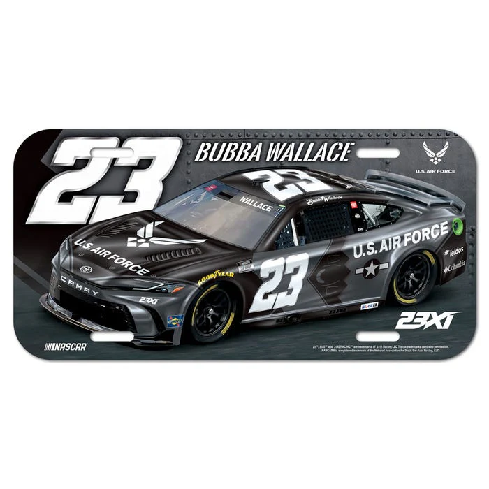 Bubba Wallace 2025 Air Force License Plate