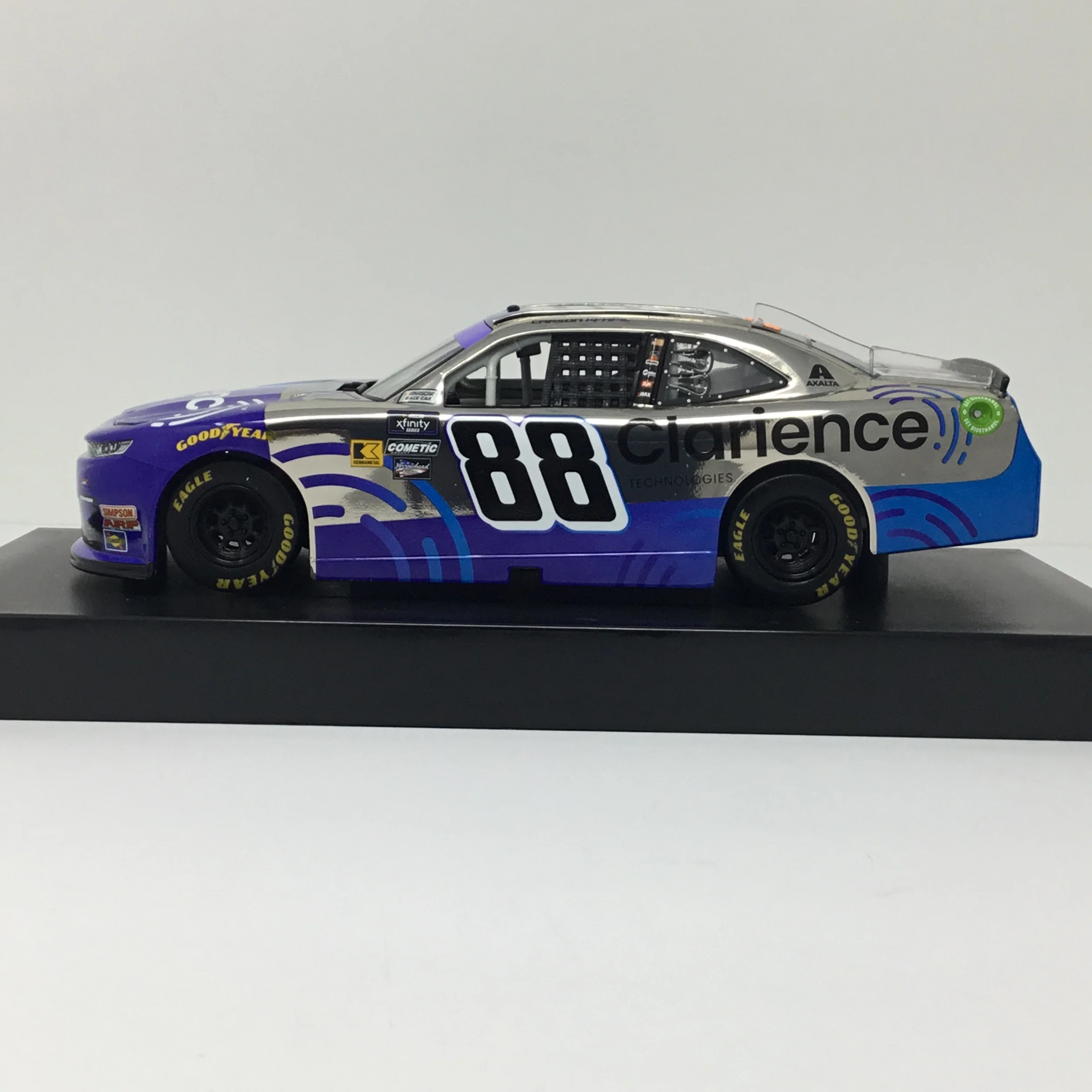 Carson Kvapil 2024 Clarience Technologies 1:24 Color Chrome Diecast - Image 2