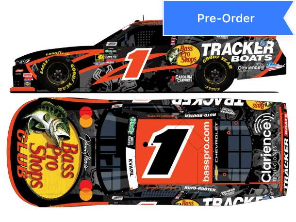 Carson Kvapil 2026 Bass Pro Shops / Tracker Boats 1:24 Diecast