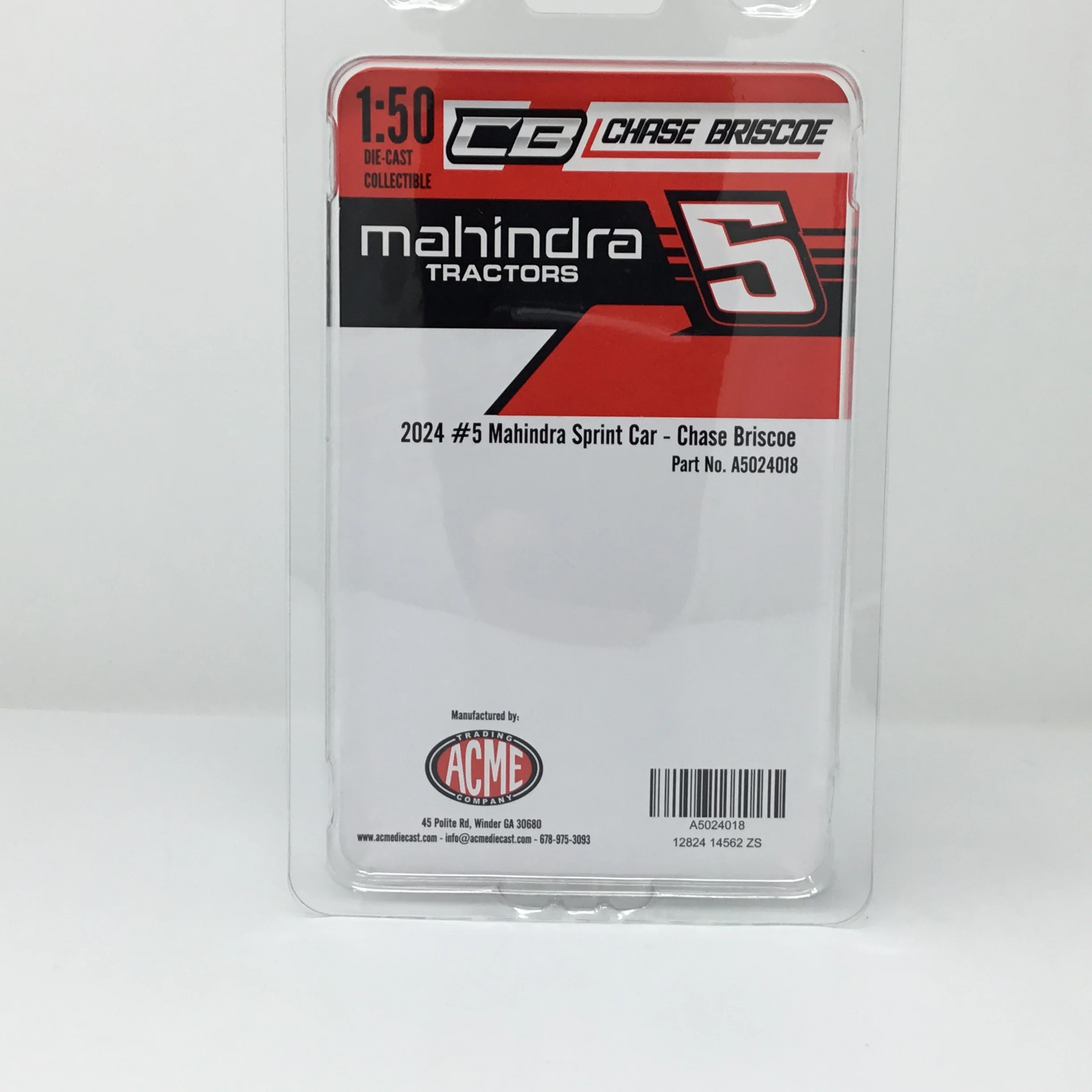 Chase Briscoe 2024 Mahindra Tractors Sprint Car 1:50 Diecast - Image 2