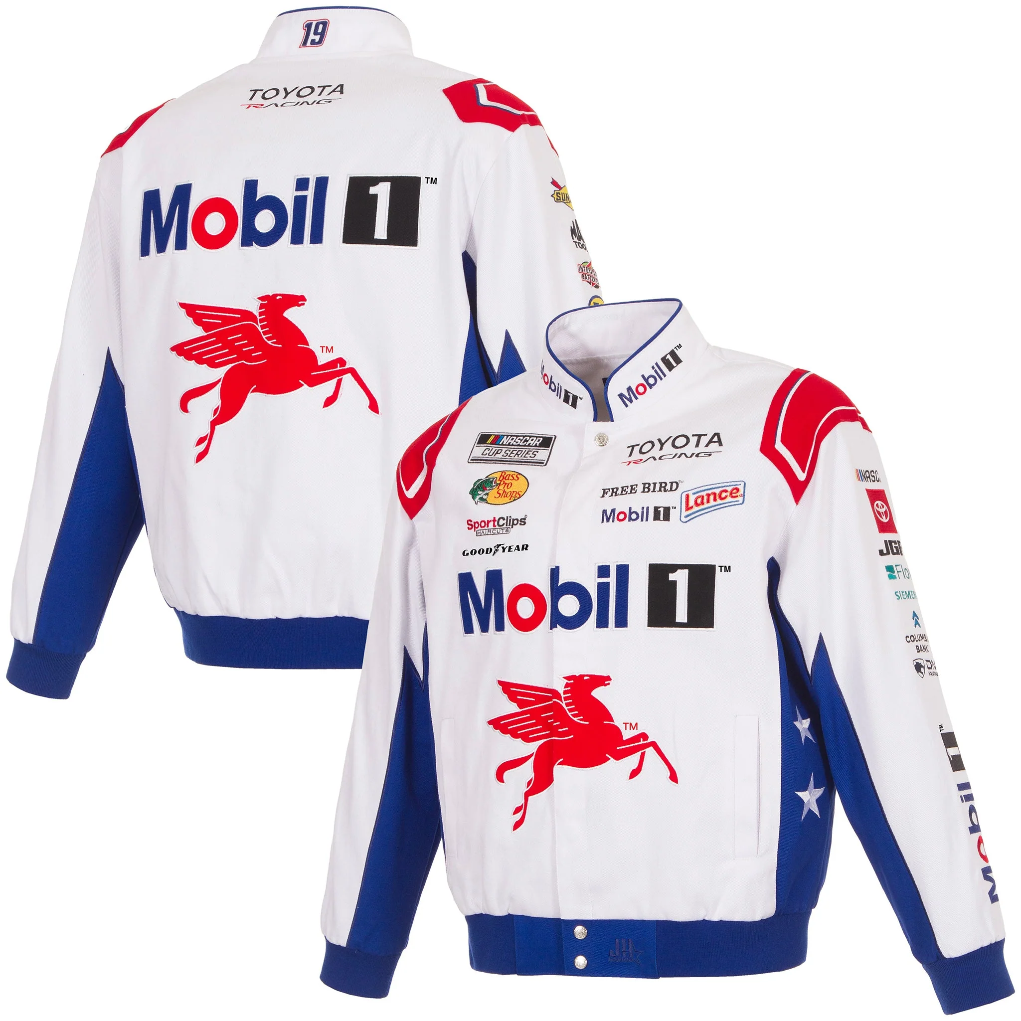 Chase Briscoe 2026 Mobil 1 Full-Snap Twill Racing Jacket