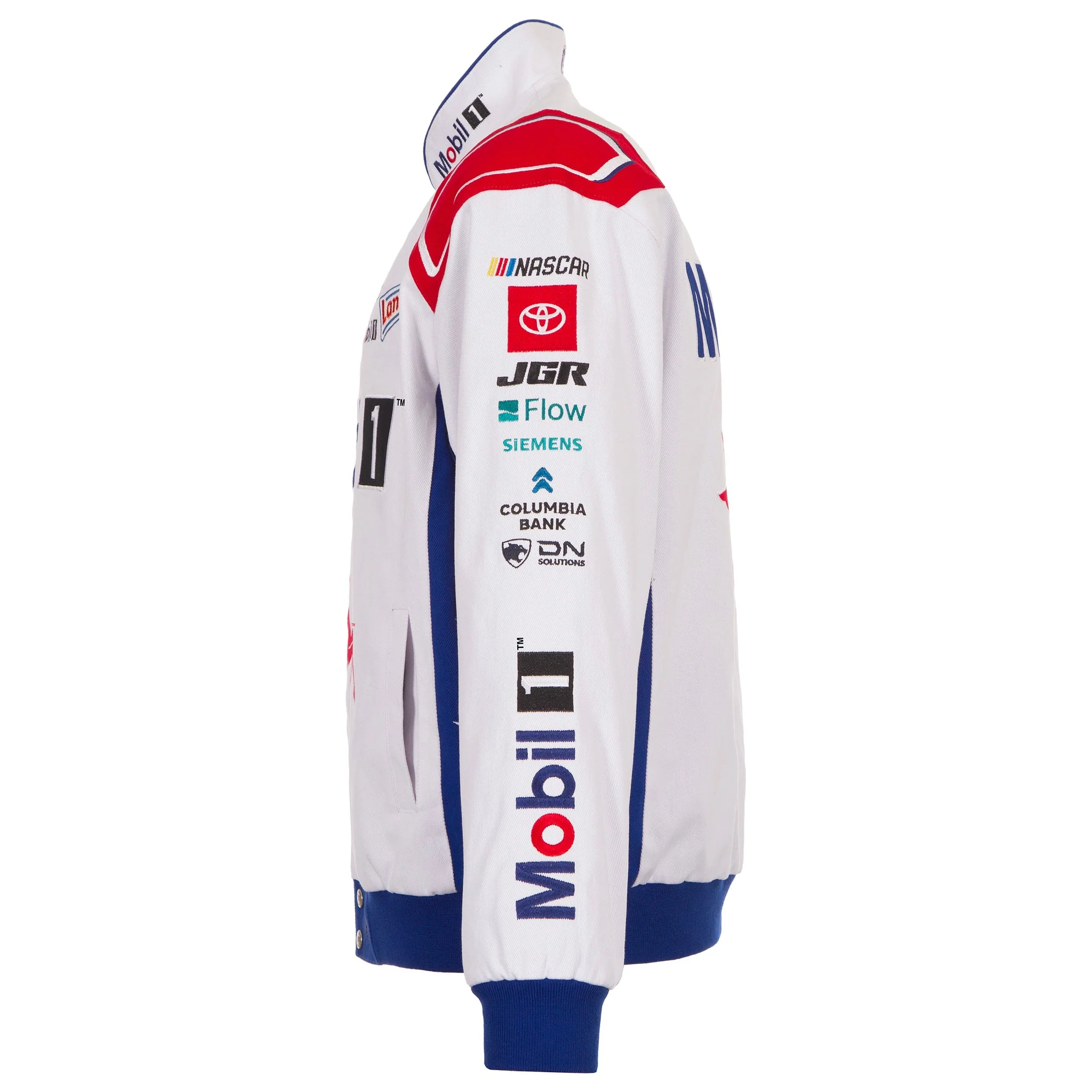 Chase Briscoe 2026 Mobil 1 Full-Snap Twill Racing Jacket - Image 4