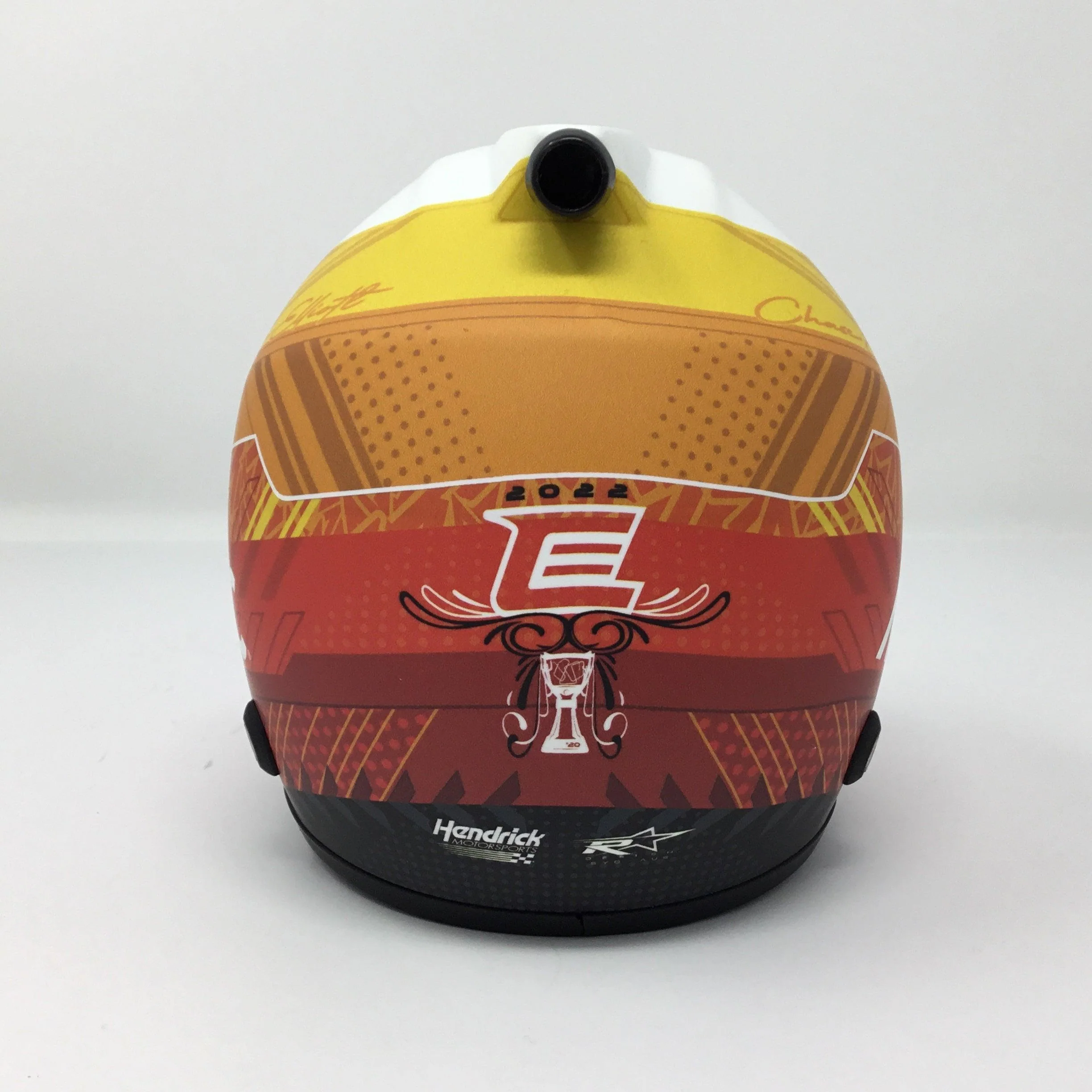 Chase Elliott 2022 ASHOC Energy Mini Helmet - Image 5