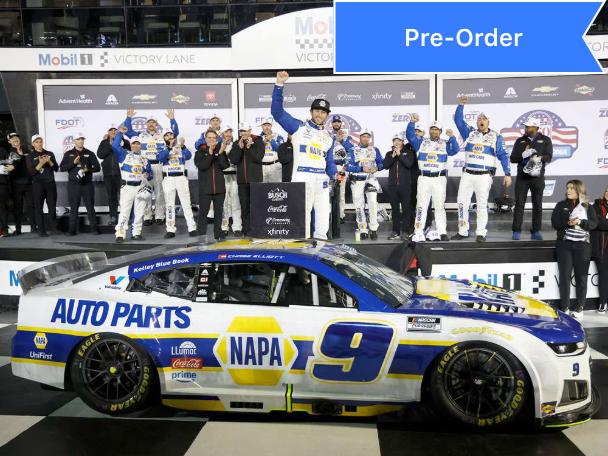 Chase Elliott 2026 Daytona Duel Race Win Foil Number 1:24 Diecast *PREORDER* - Image 2