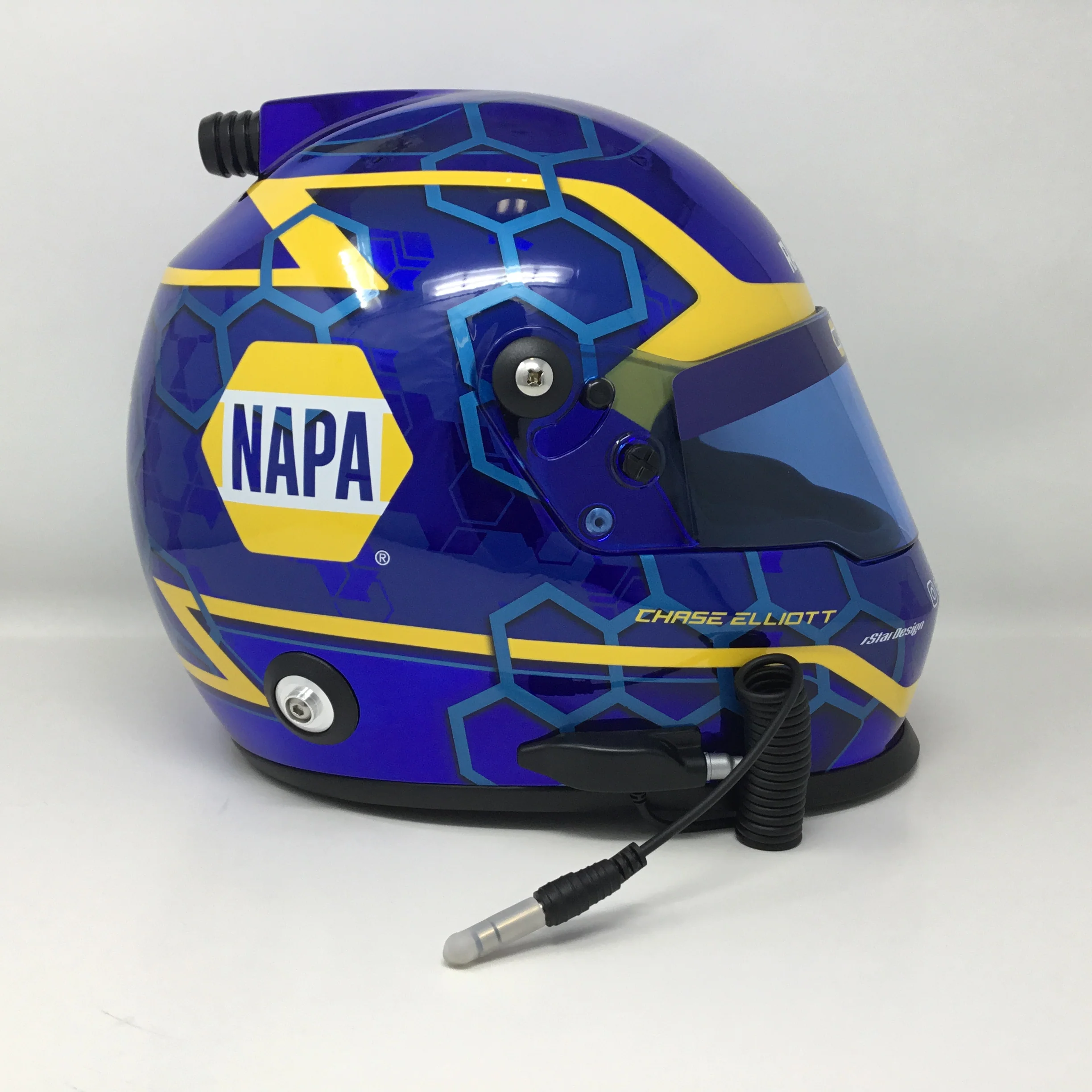 Chase Elliott NAPA Full Size Replica Helmet - Image 3
