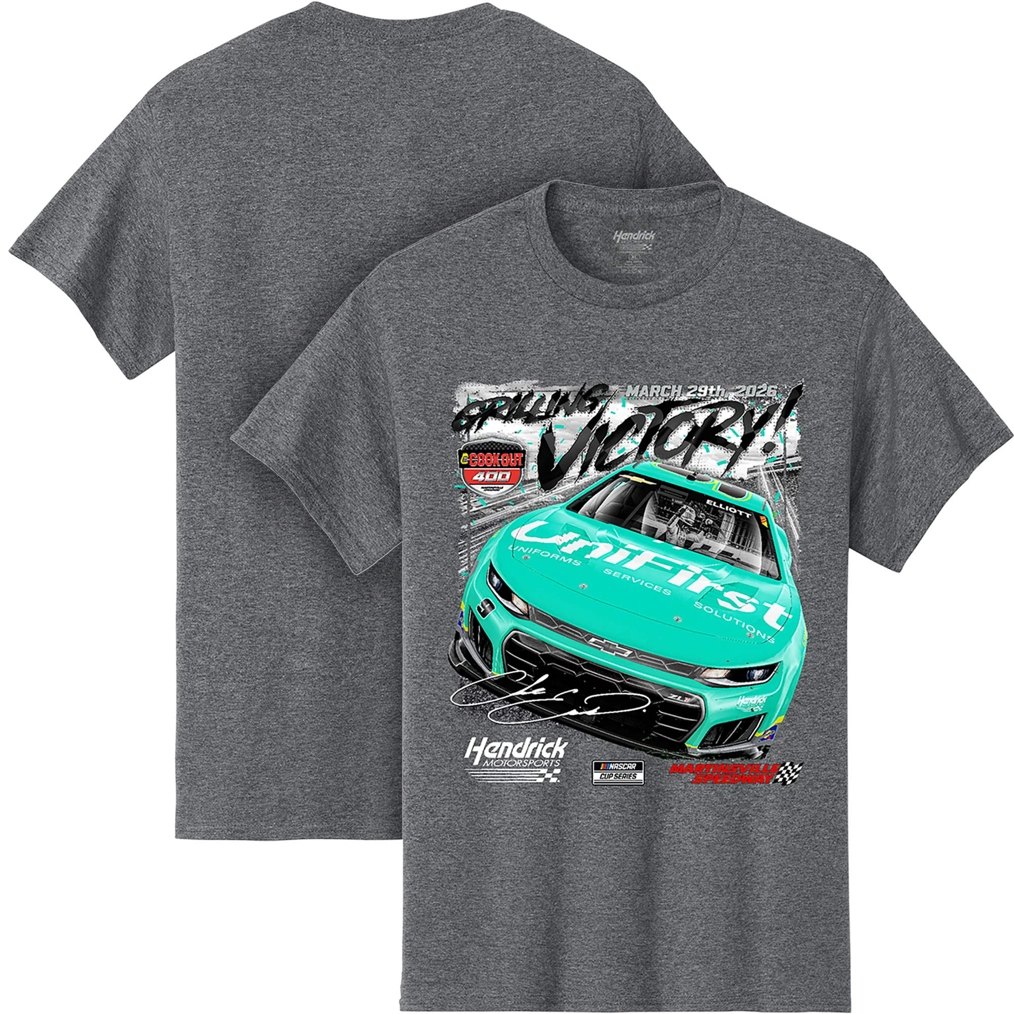 Chase Elliott Unifirst Martinsville Race Win T-Shirt - Image 2