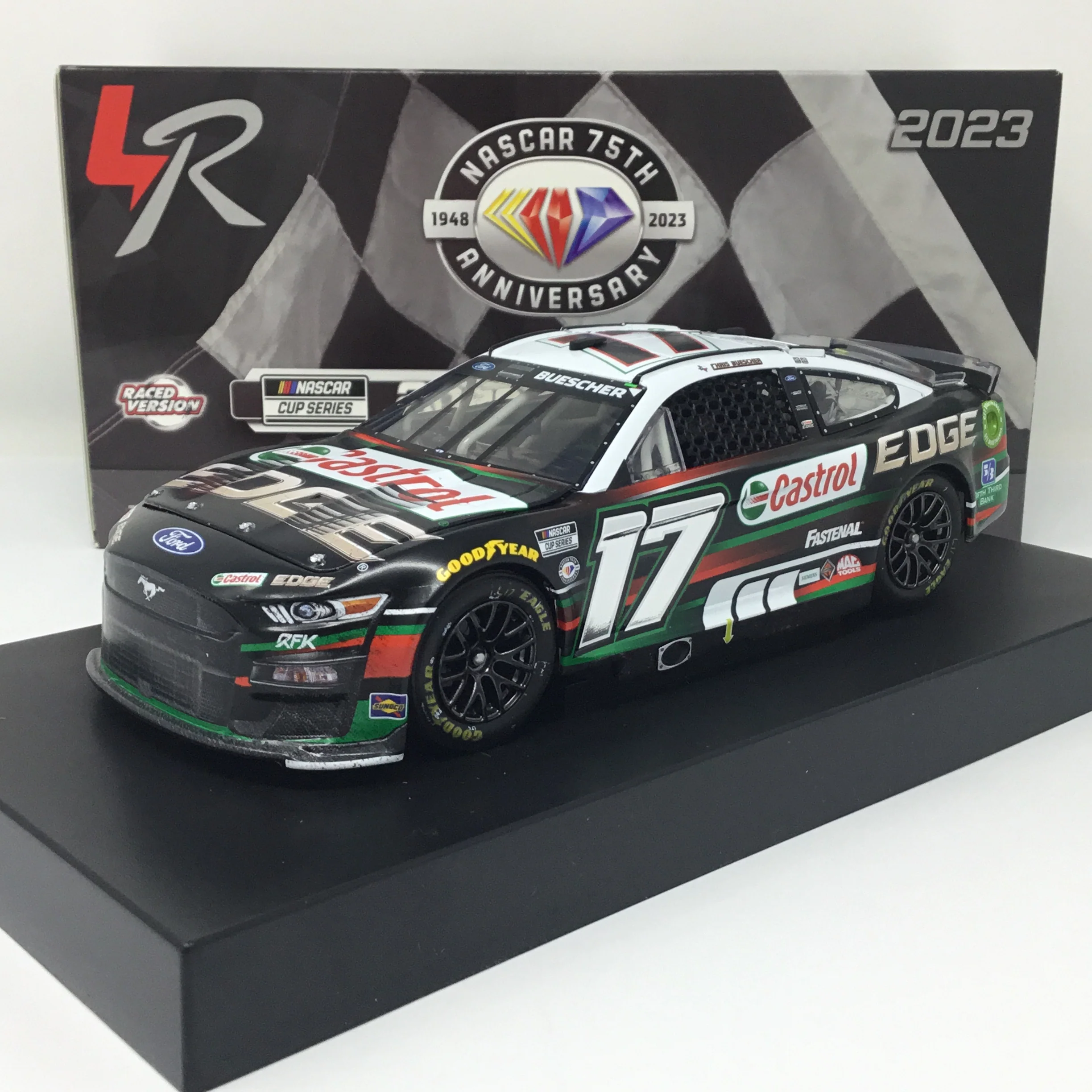 Chris Buescher 2023 Castrol Edge Michigan Race Win Foil Number 1:24 Diecast - Image 2