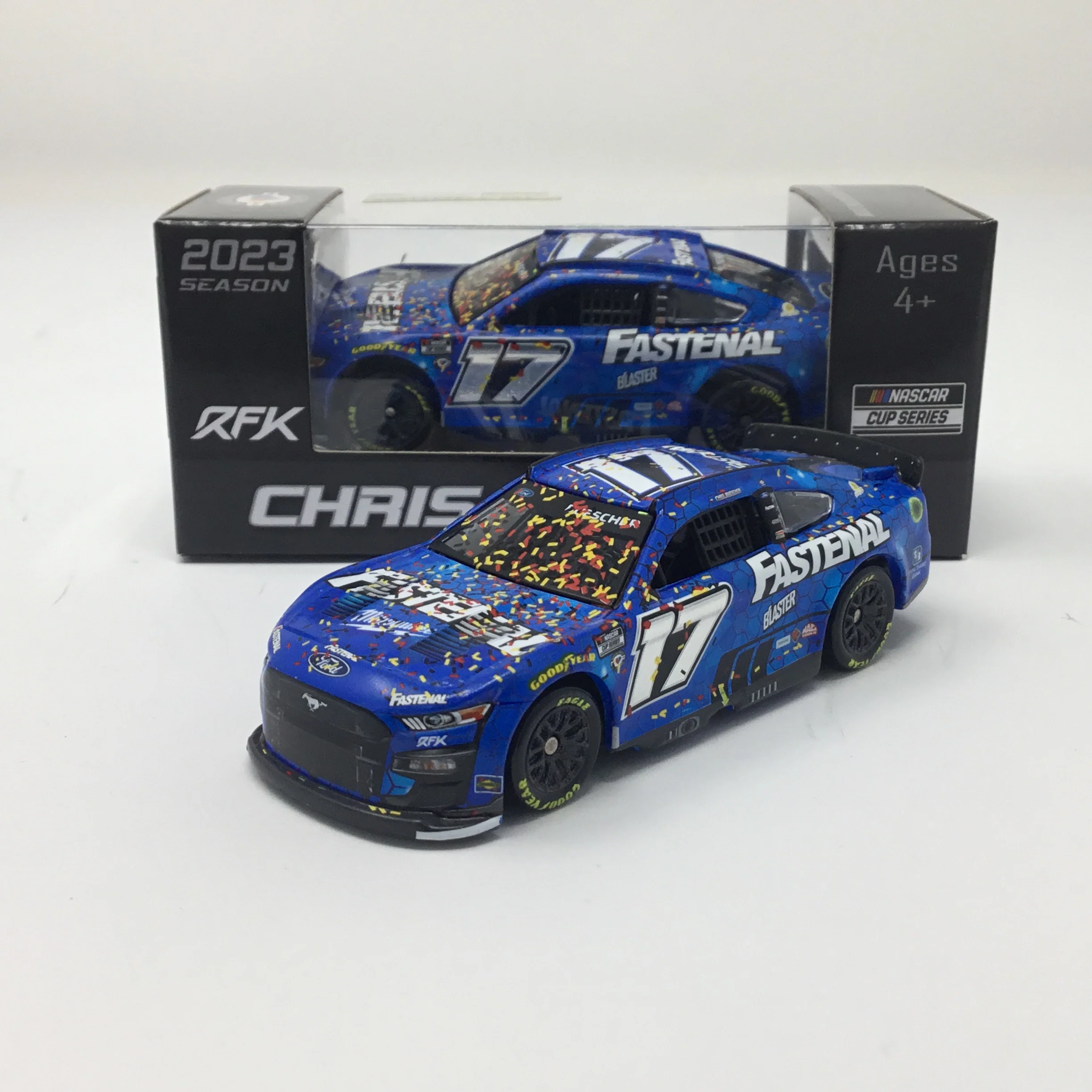 Chris Buescher 2023 Fastenal Richmond Race Win Foil Number 1:64 Diecast - Image 2