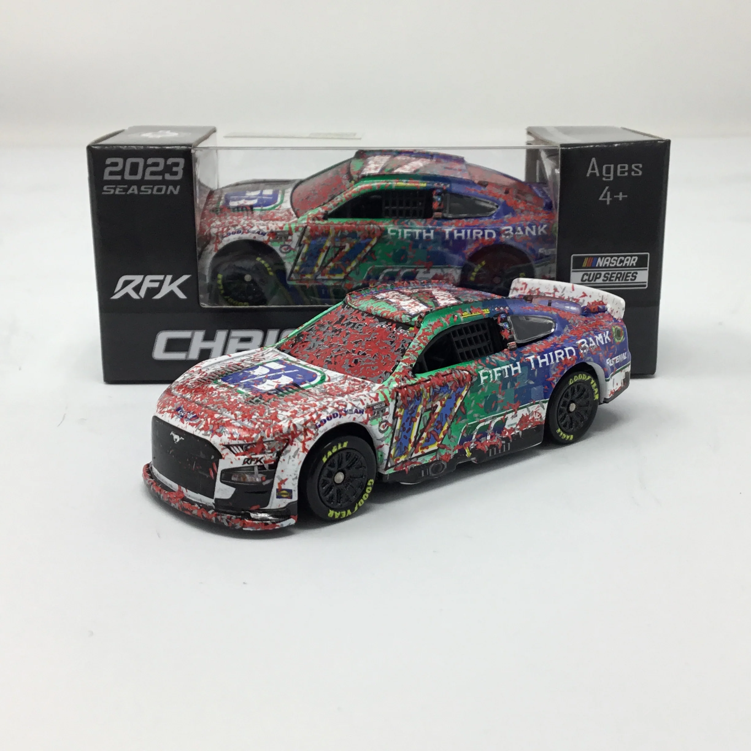Chris Buescher 2023 Fifth Third Bank Daytona Race Win Foil Number 1:64 Diecast - Image 2